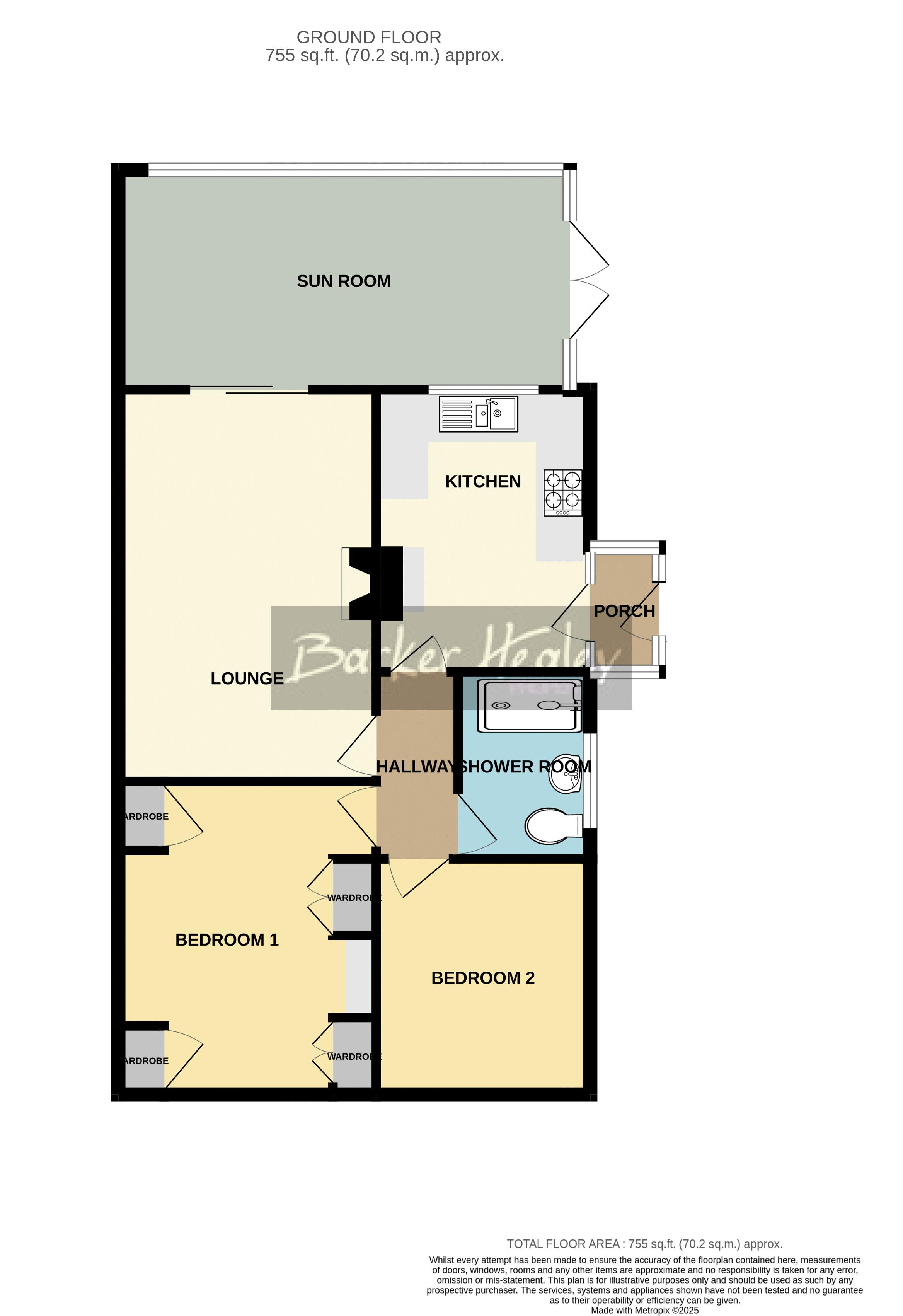 Floorplan for St. Andrews Way, Church Aston, Newport
