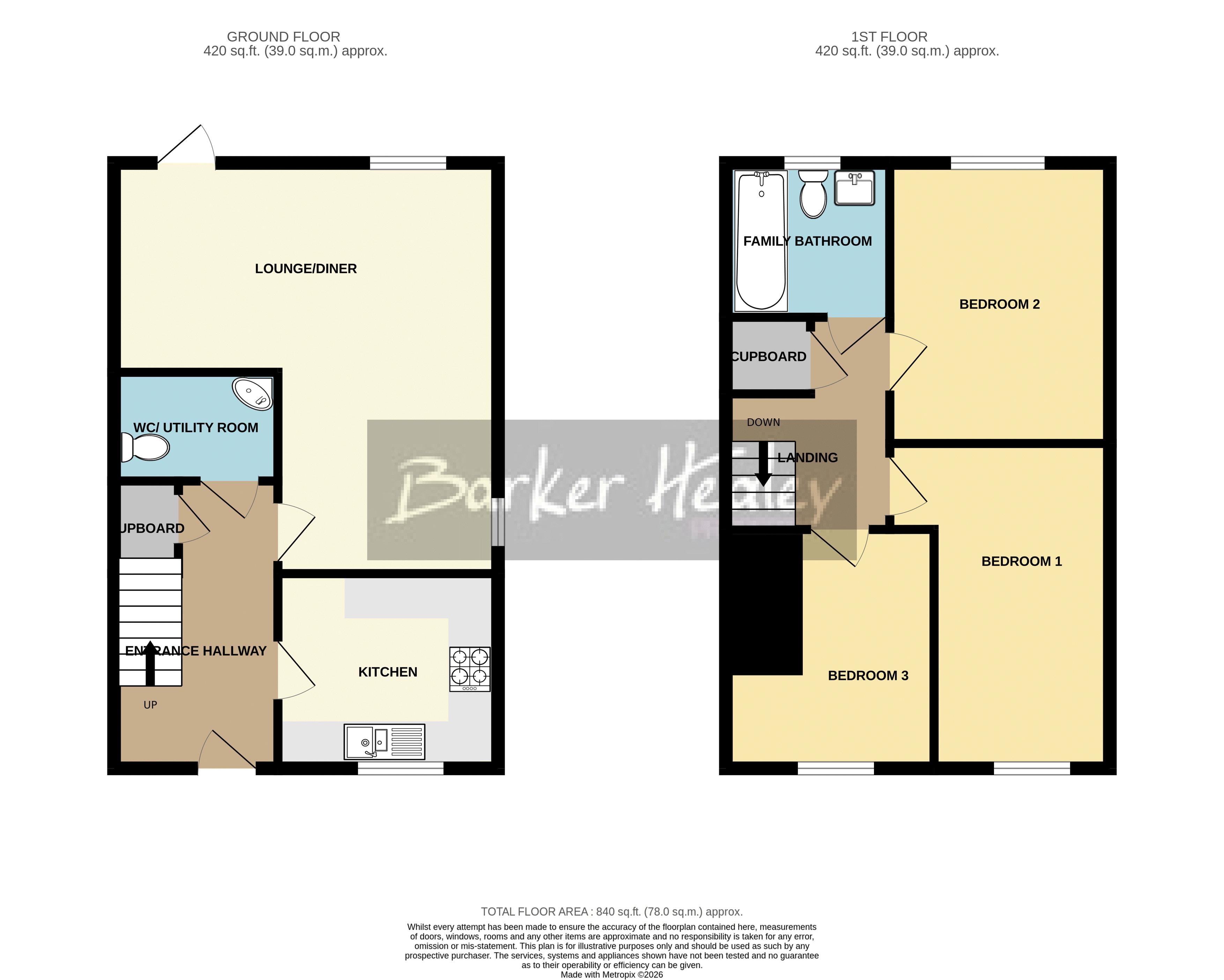 Floorplan for St. George Way, Newport