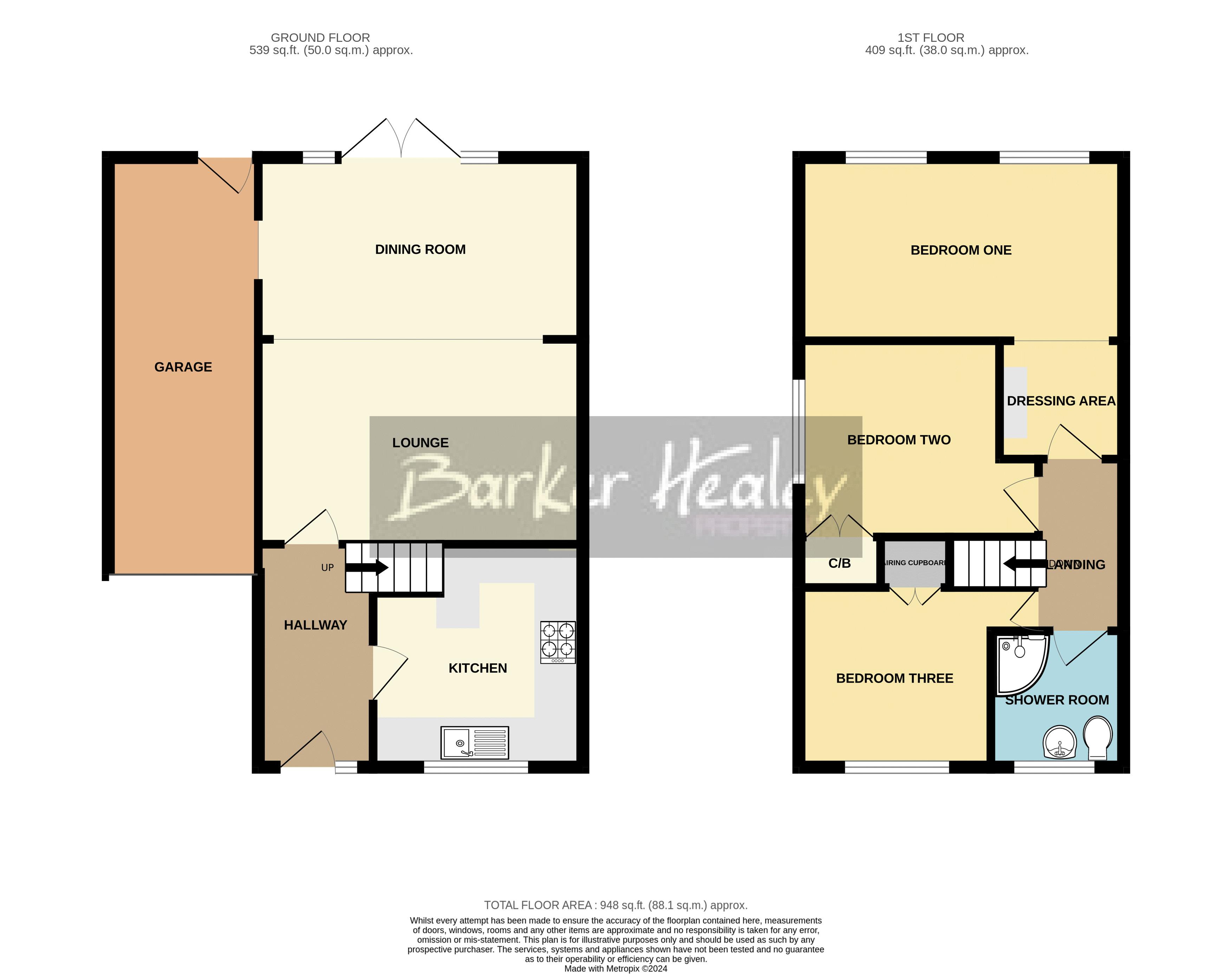 Floorplan for Oak Avenue, Newport