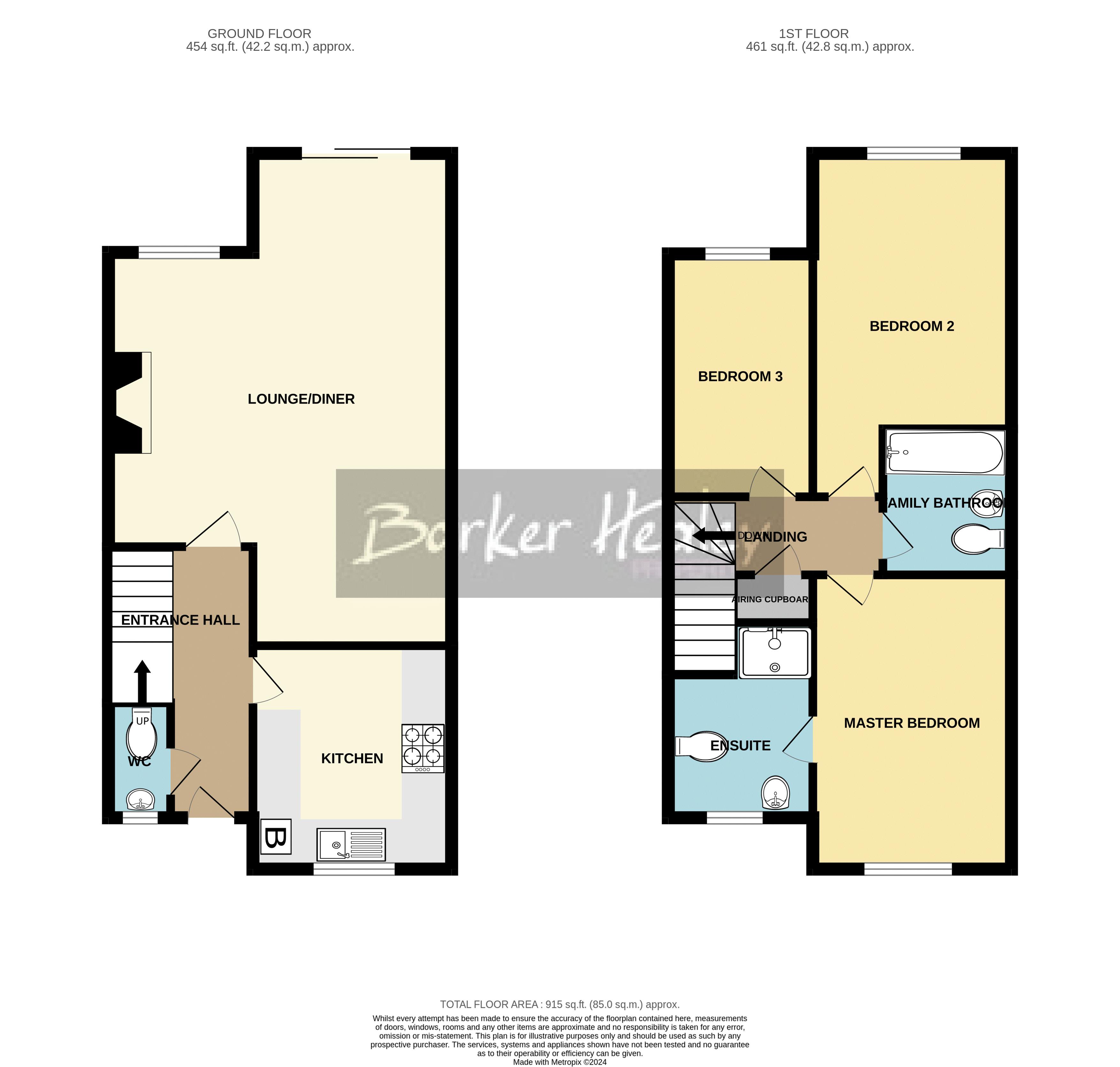 Floorplan for Waterside Court, Gnosall, Nr. Stafford