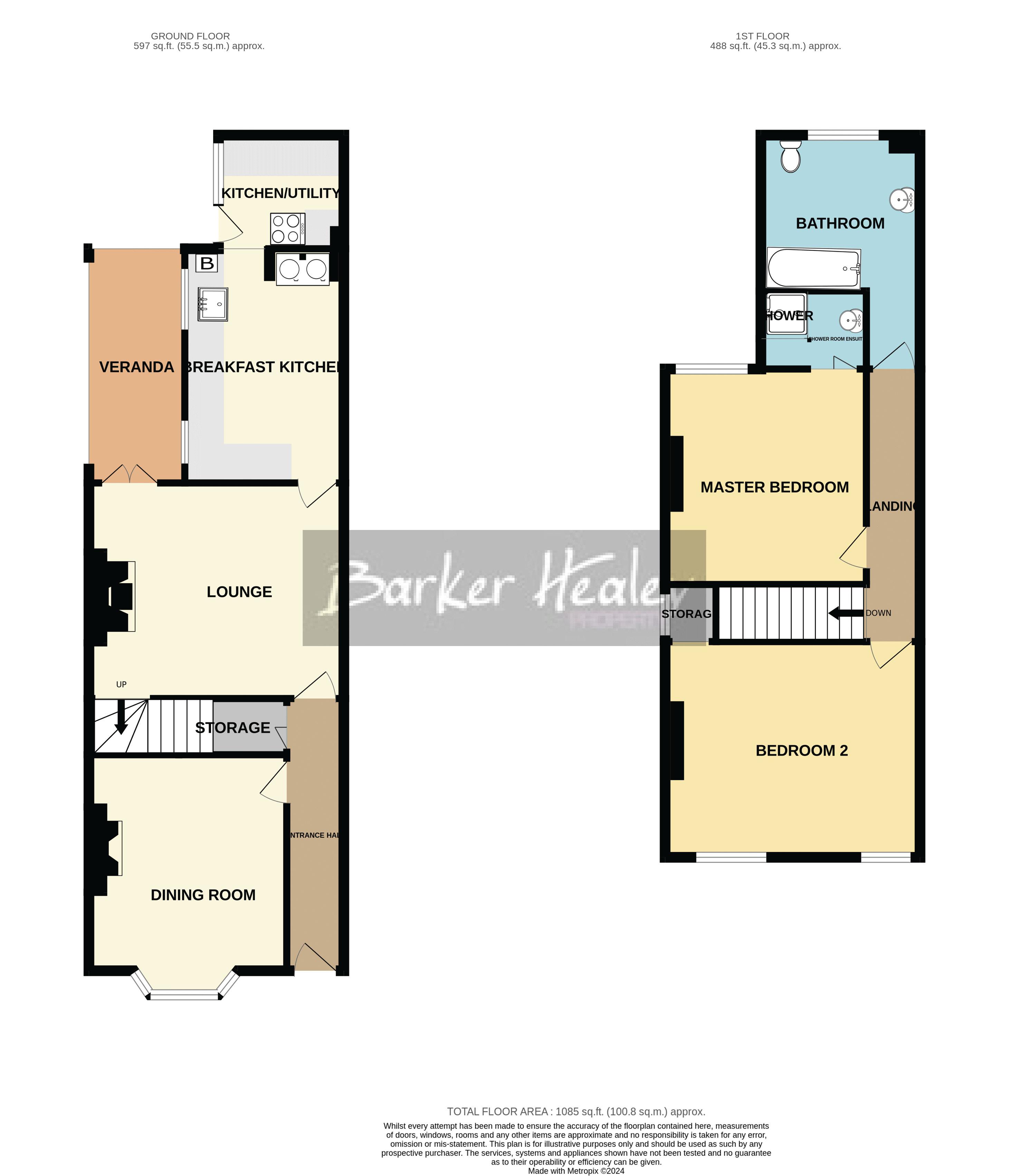 Floorplan for Haybridge Road, Wellington, Telford