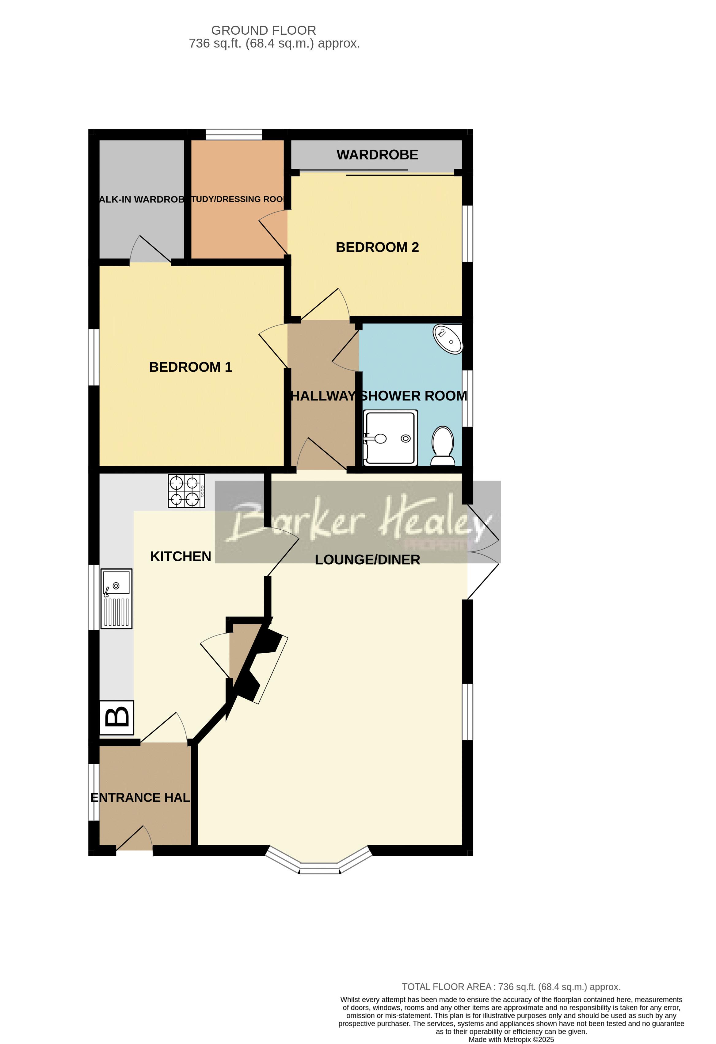 Floorplan for Old Willow Road, Breton Park, Muxton