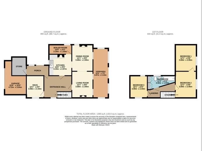 Floorplan for Mill Lane, Gnosall, Near Stafford