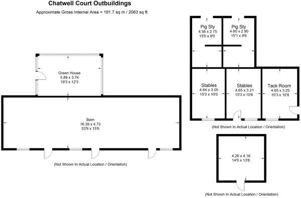 Floorplan for Great Chatwell, Newport