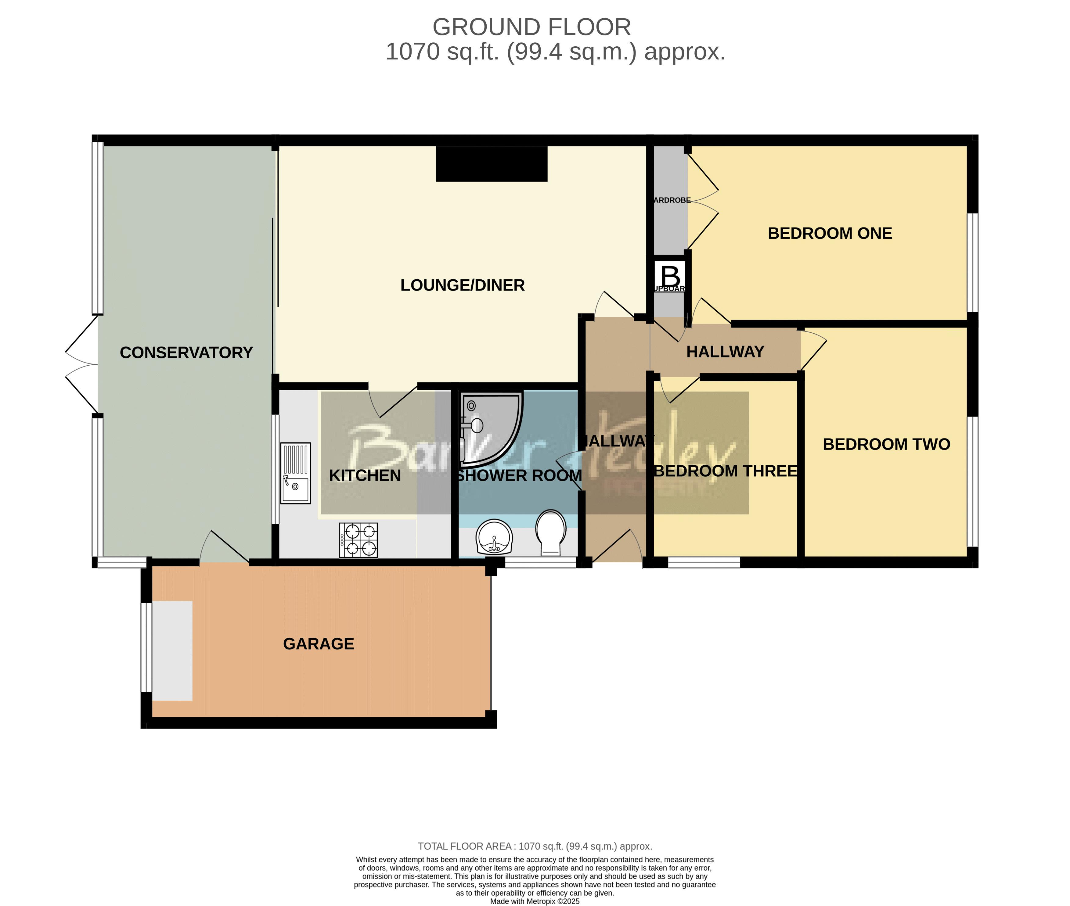 Floorplan for Pen Y Bryn Way, Newport