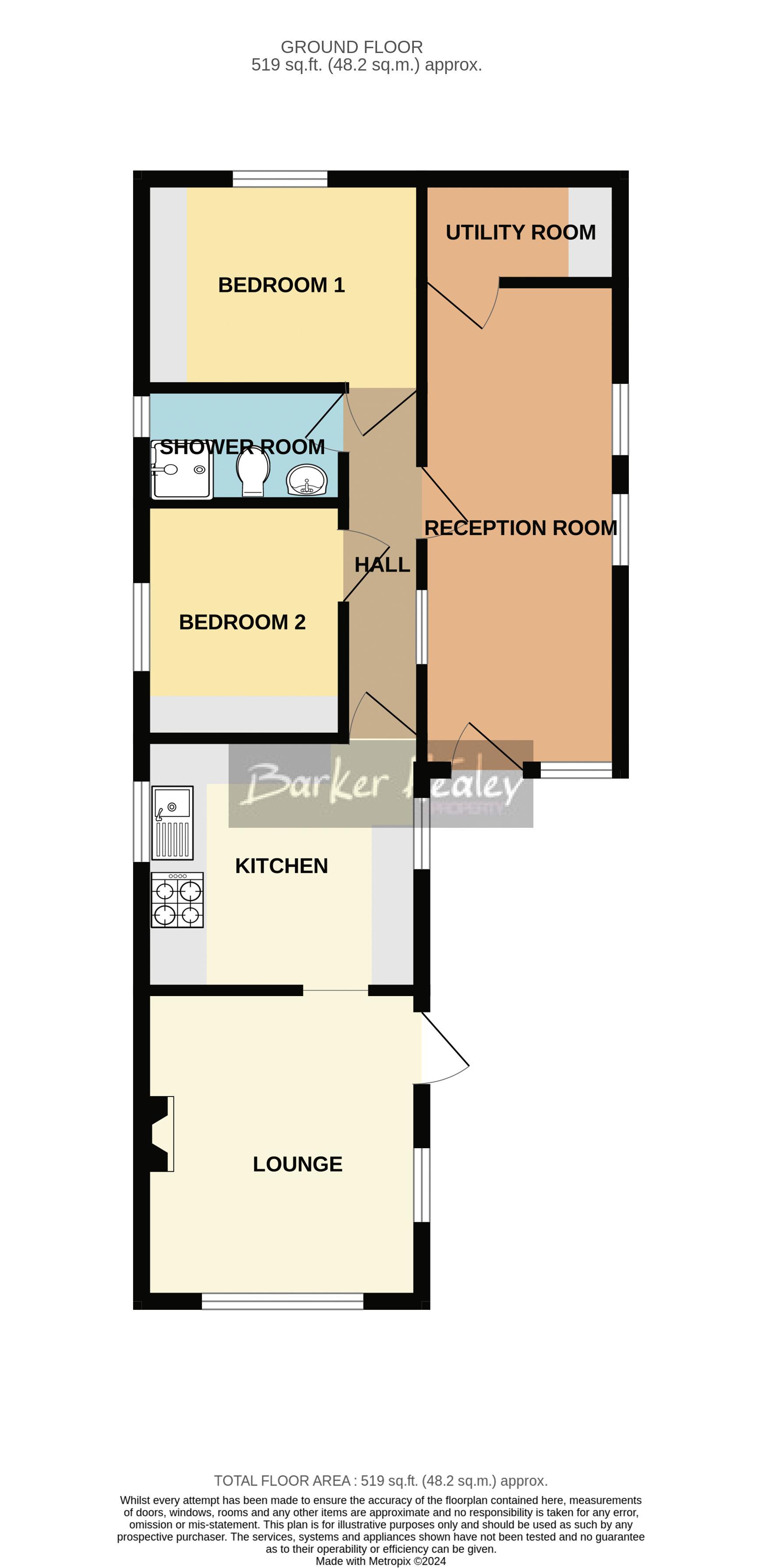 Floorplan for Craft Way, Breton Park , Muxton