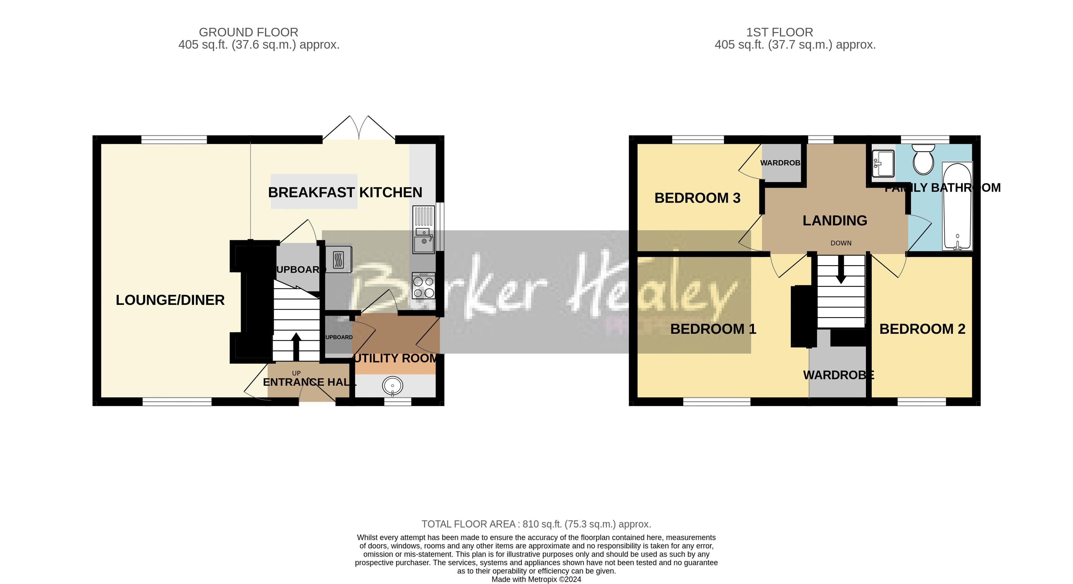 Floorplan for Highfield, Lawley Village, Telford