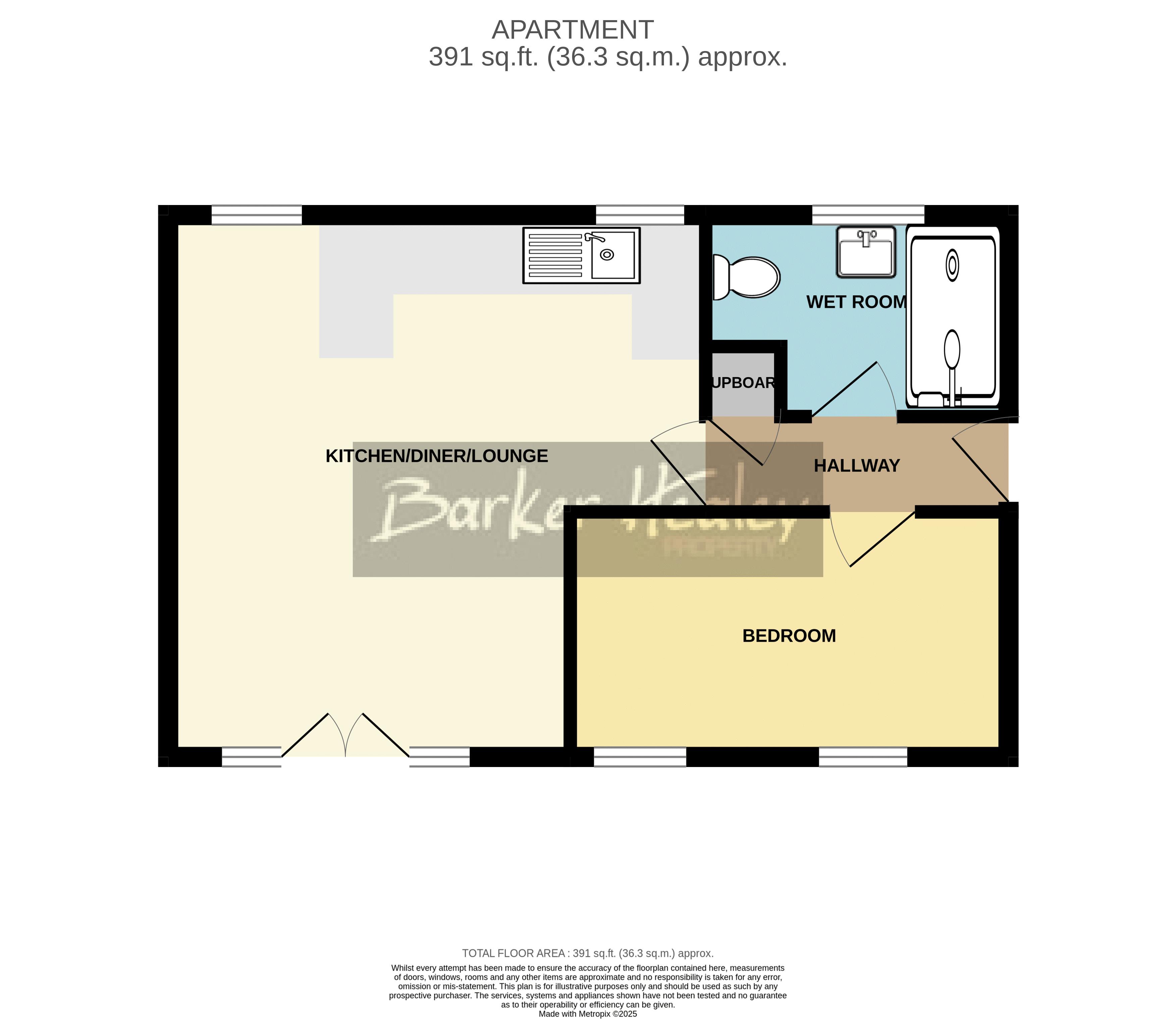 Floorplan for Audley House Mews, Audley Avenue, Newport