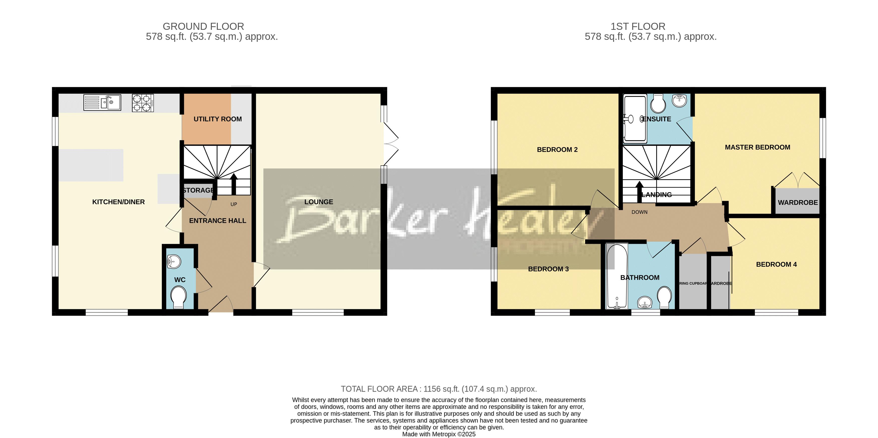 Floorplan for Palisade Close, Newport