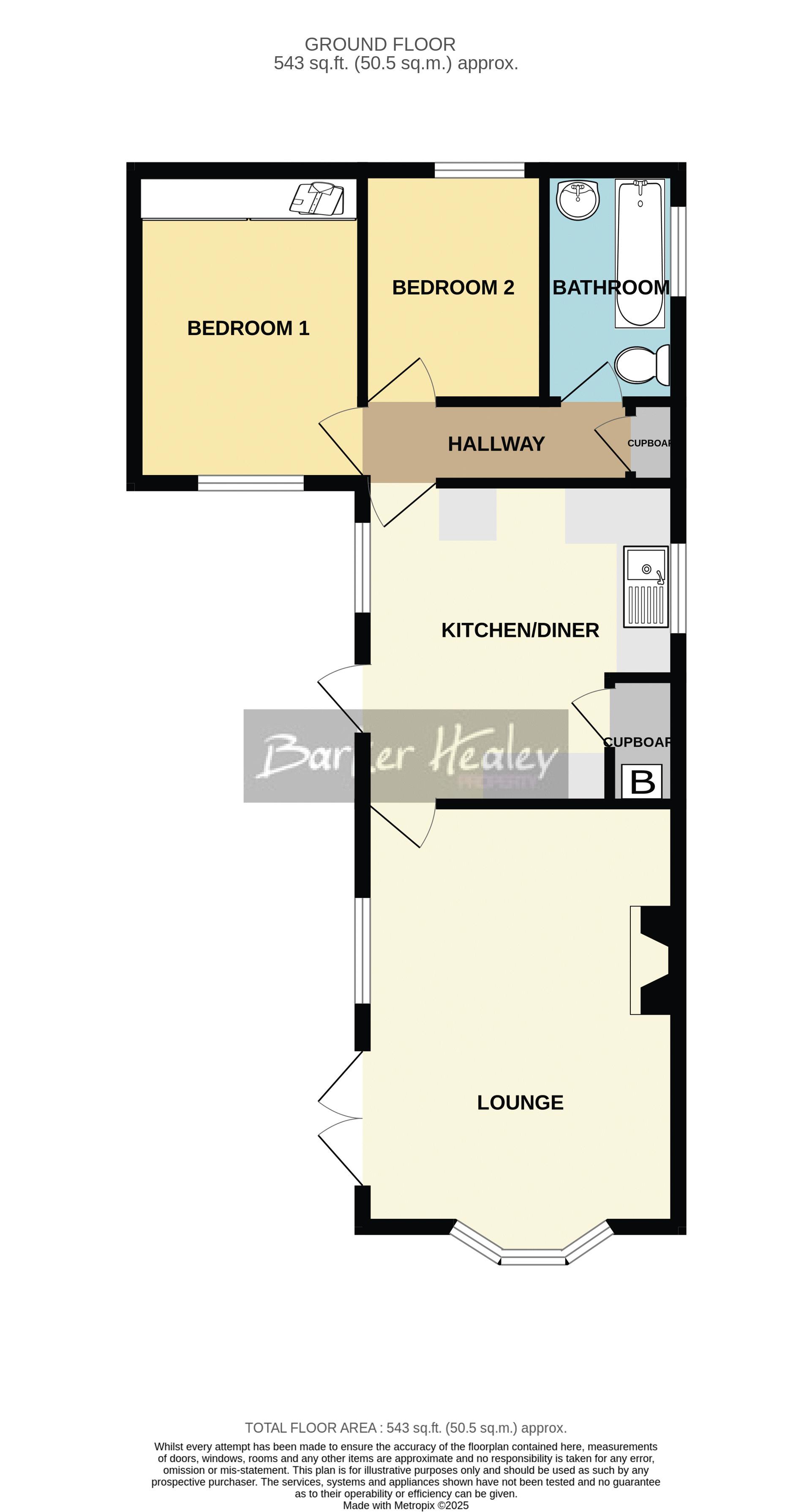 Floorplan for Breton Park, Muxton, Telford