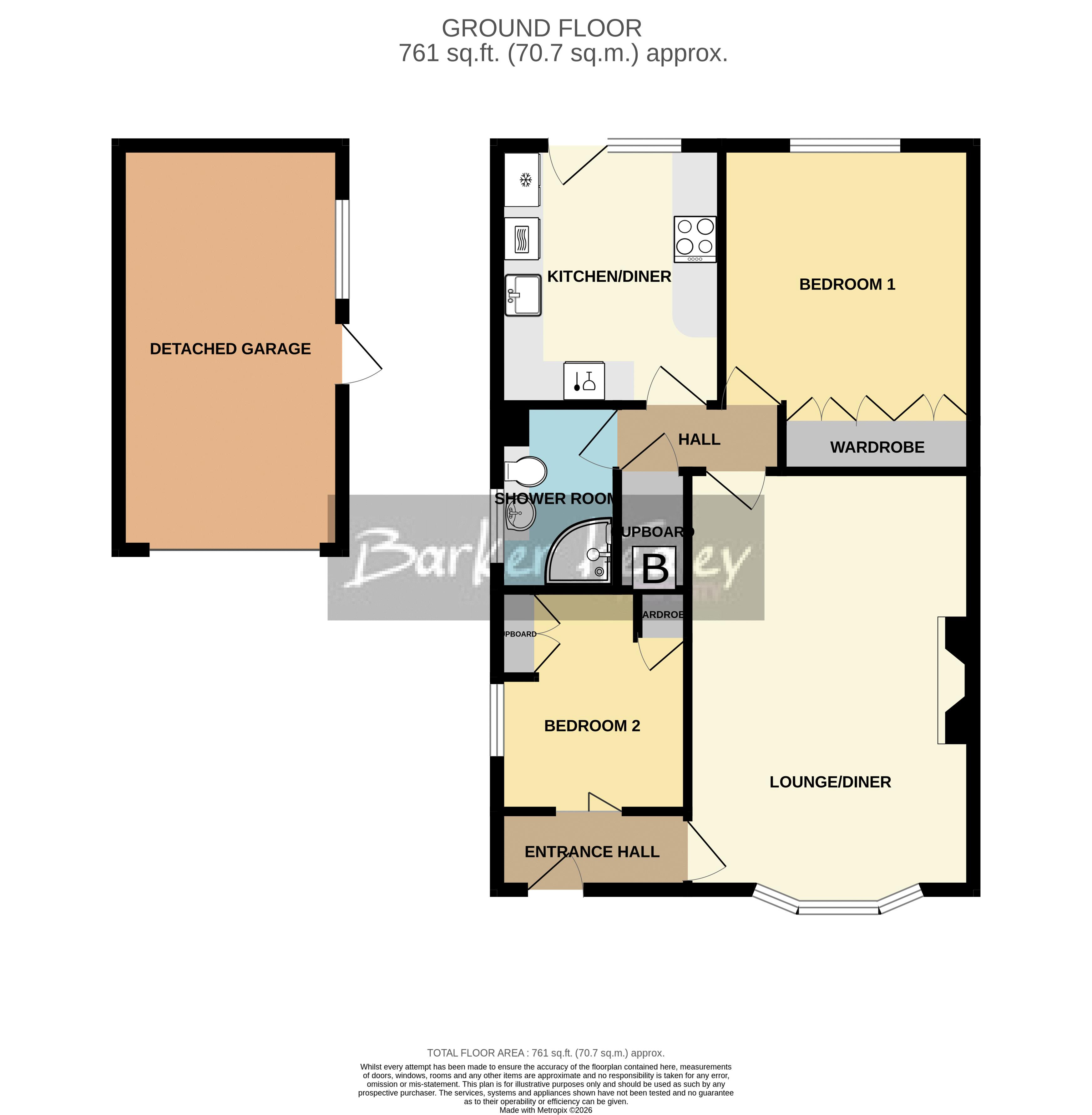 Floorplan for Knightley Way, Gnosall, Stafford
