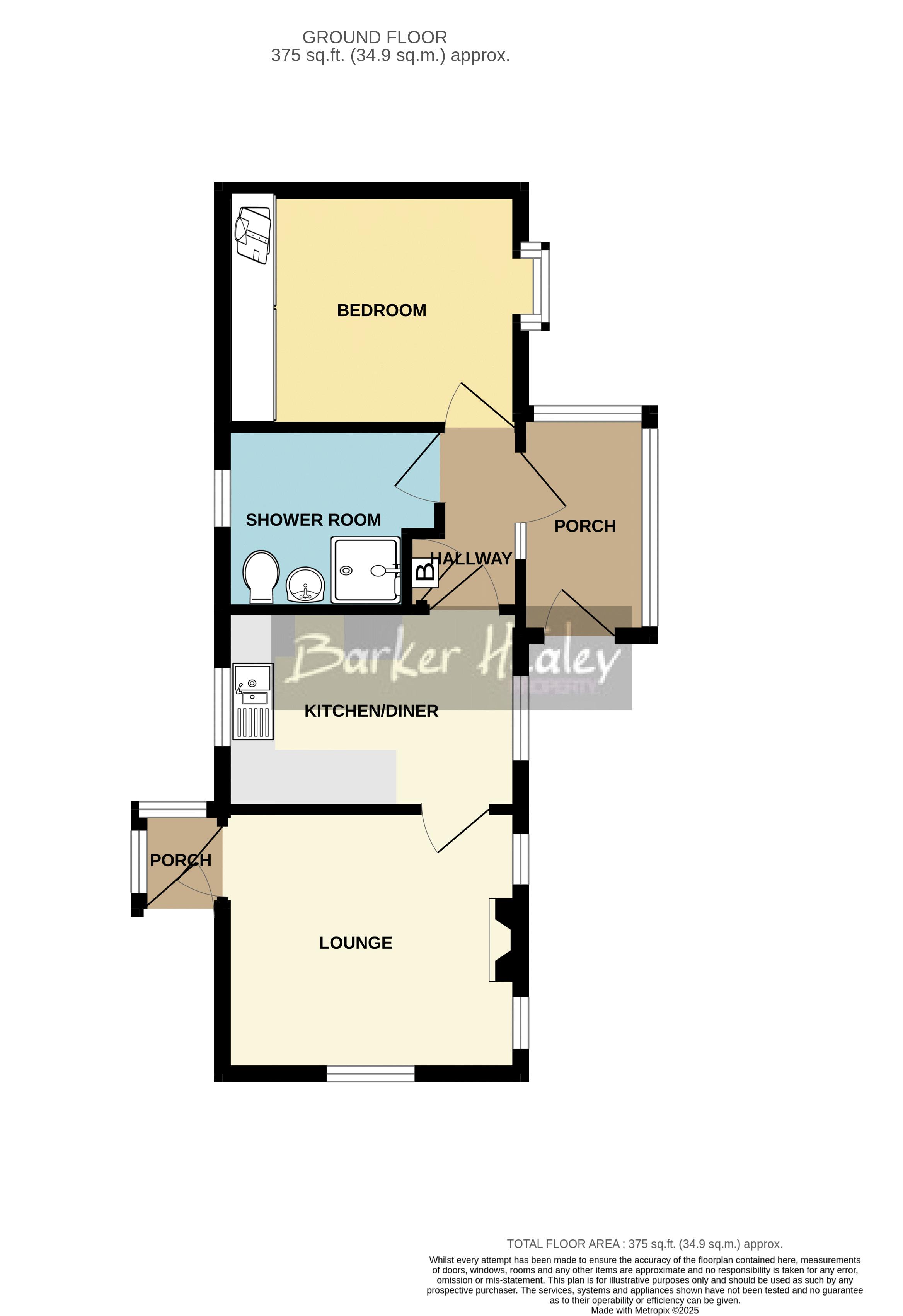 Floorplan for Breton Park, Muxton, Telford