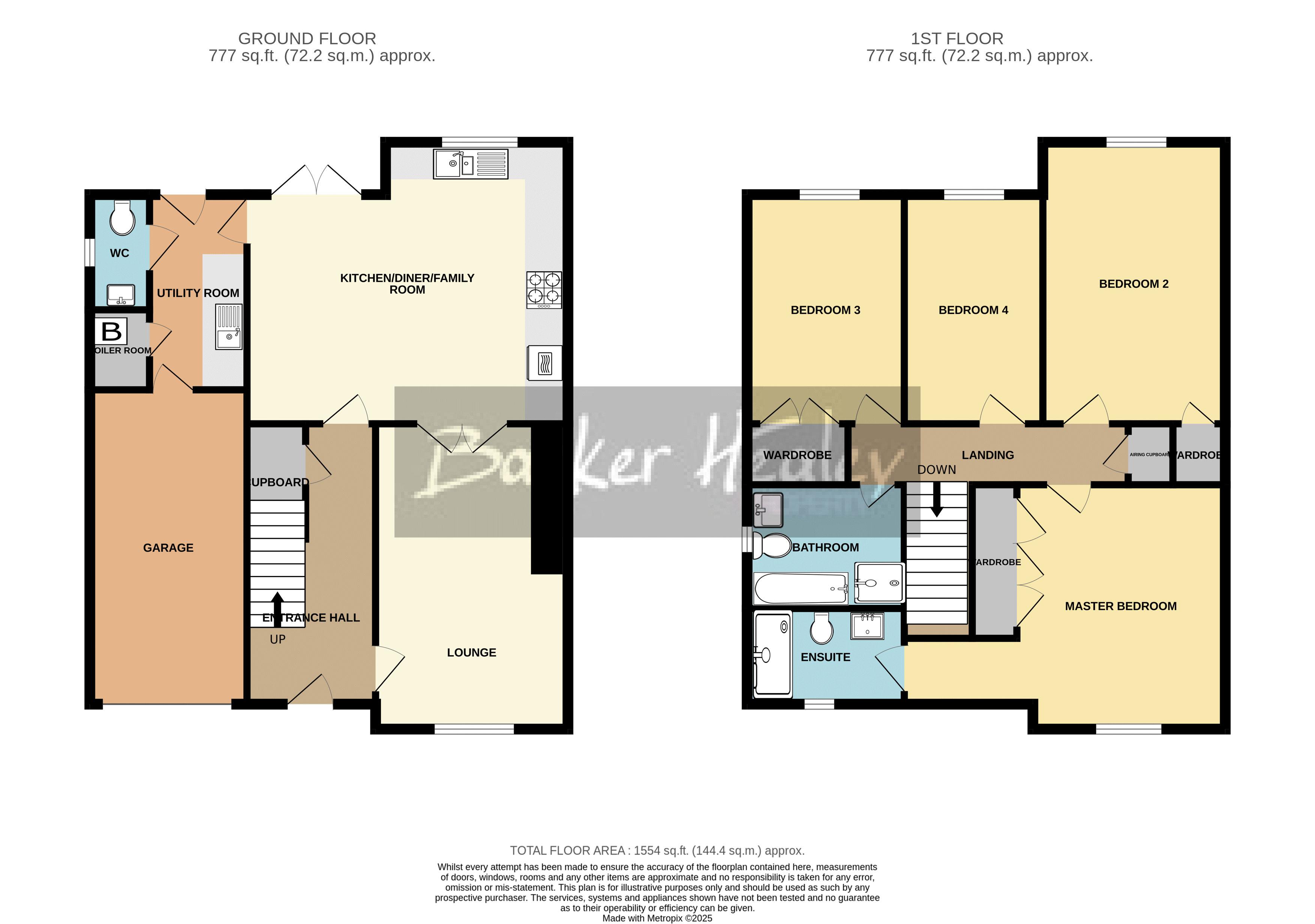 Floorplan for Old Rectory Fields, Waters Upton, Telford