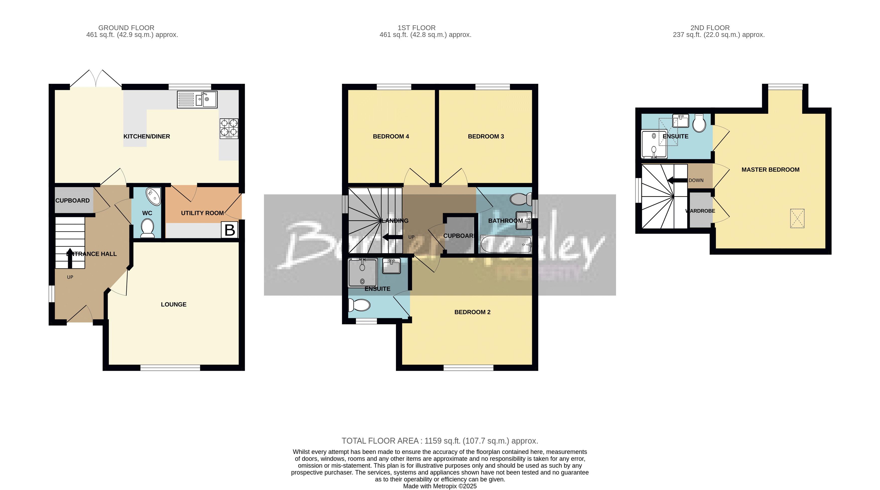 Floorplan for Archers Close, Newport