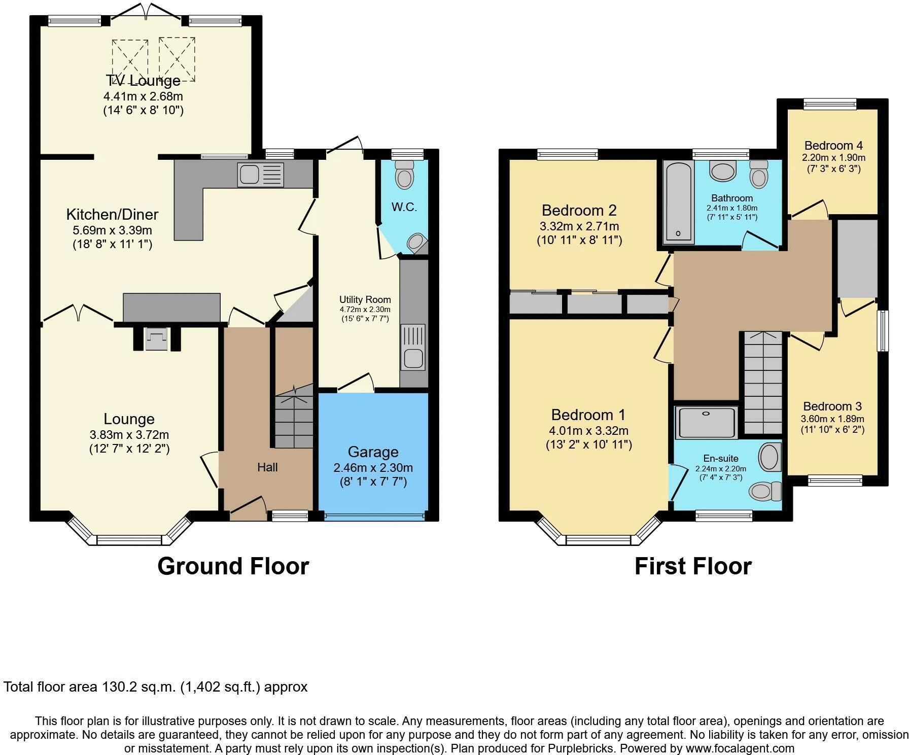 Floorplan for Newport Road, Edgmond