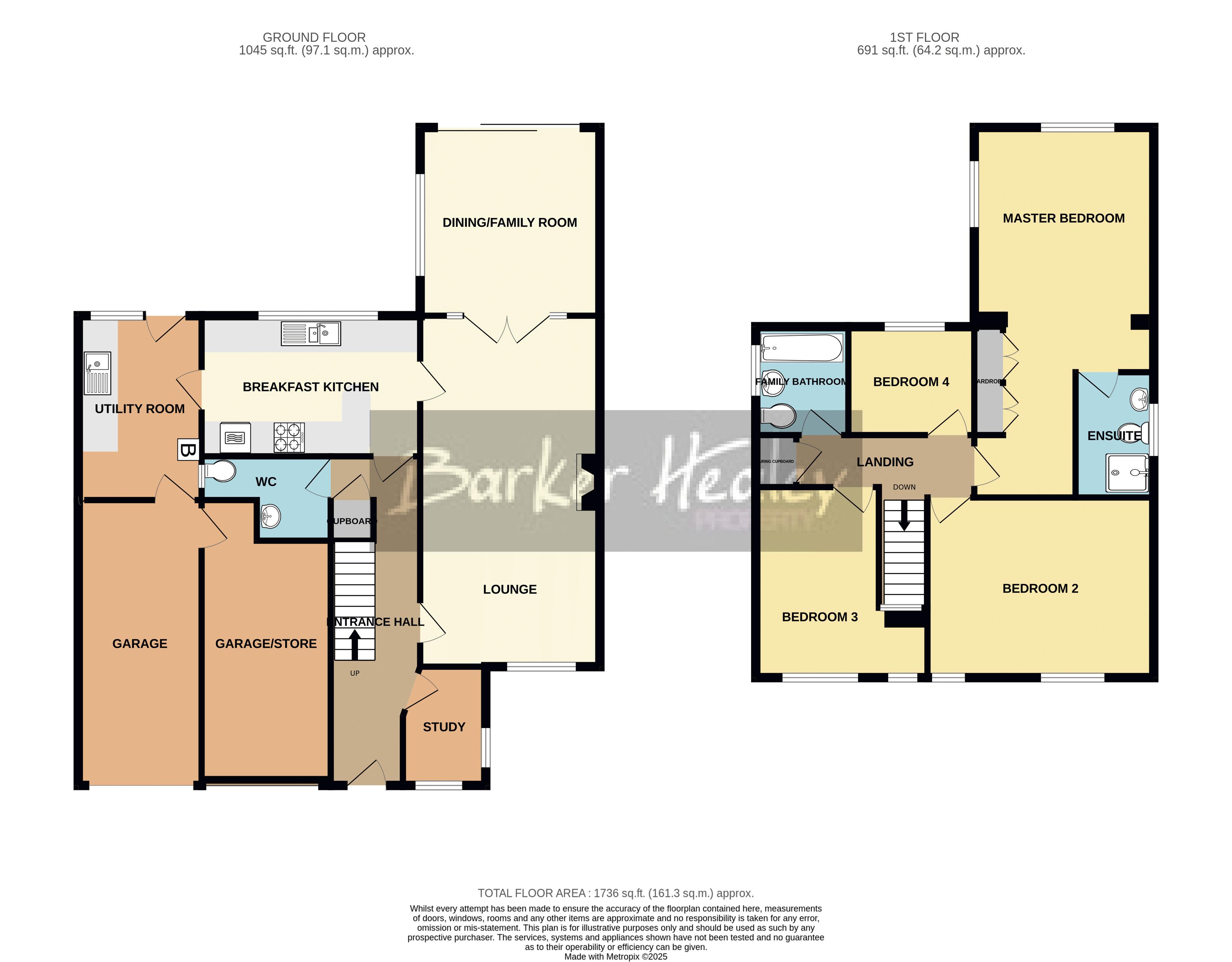 Floorplan for Church Meadow, Lilleshall, Newport