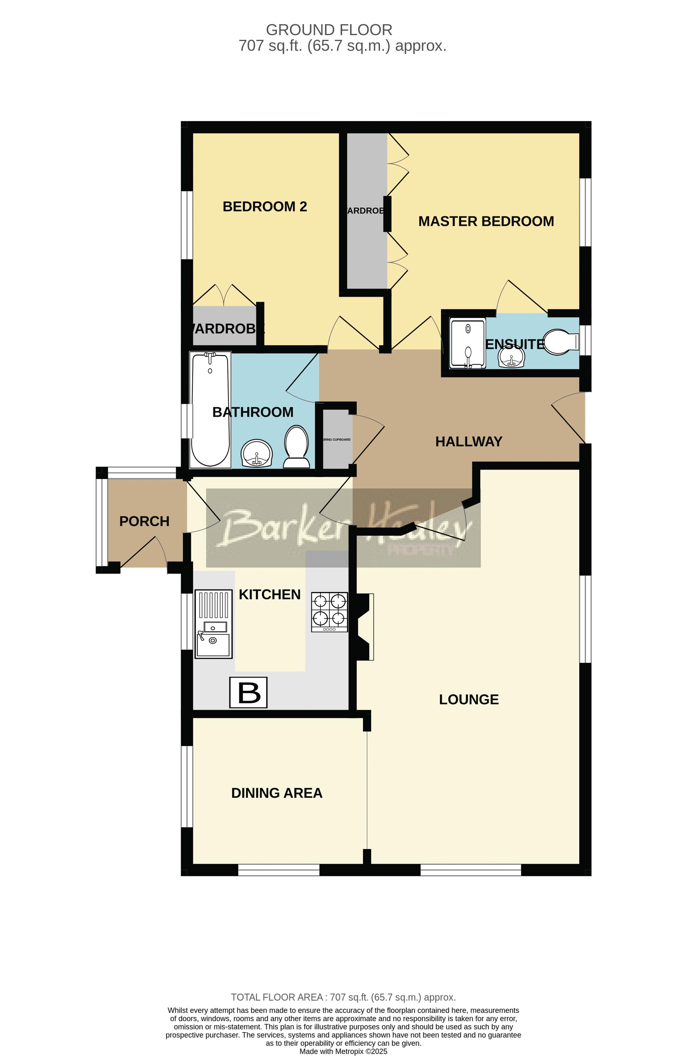 Floorplan for Breton Park, Muxton, Telford