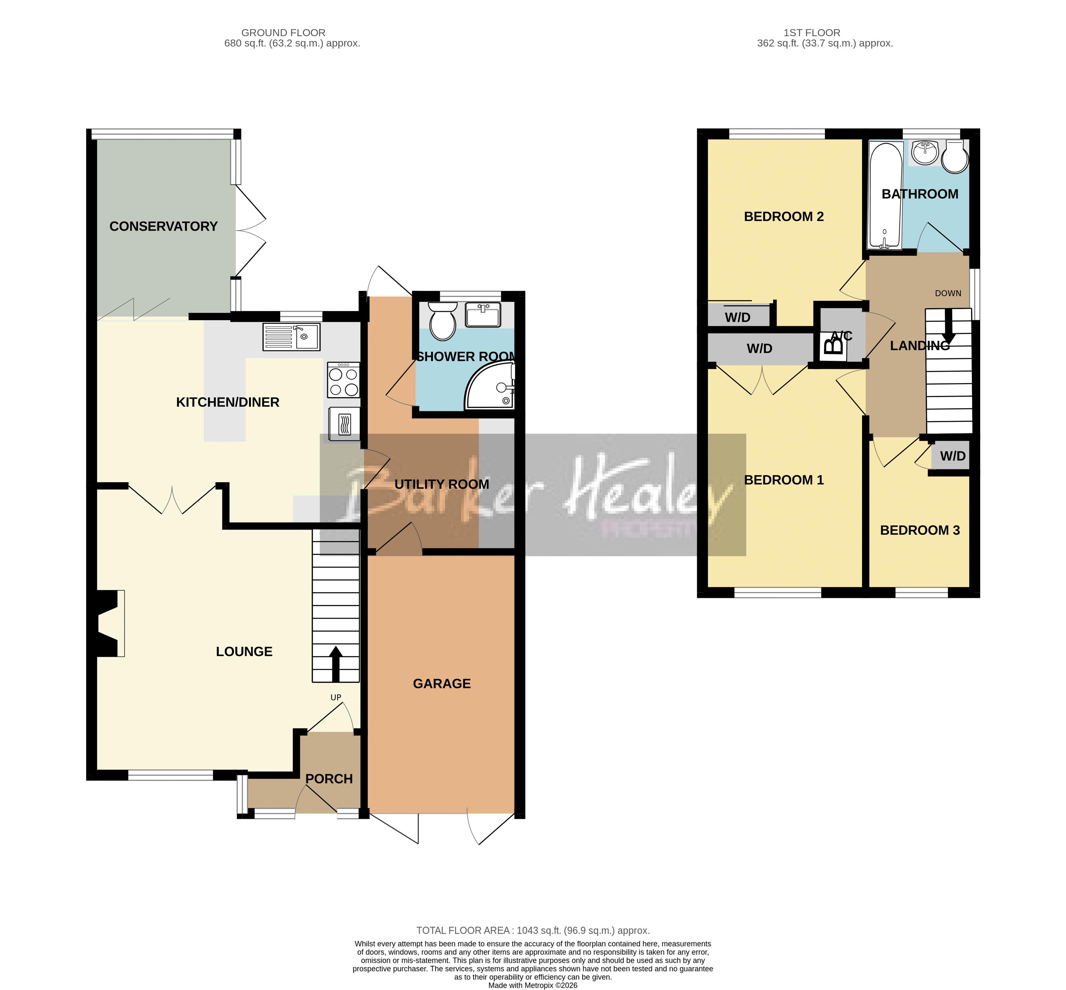 Floorplan for Chetwynd Grove, Newport
