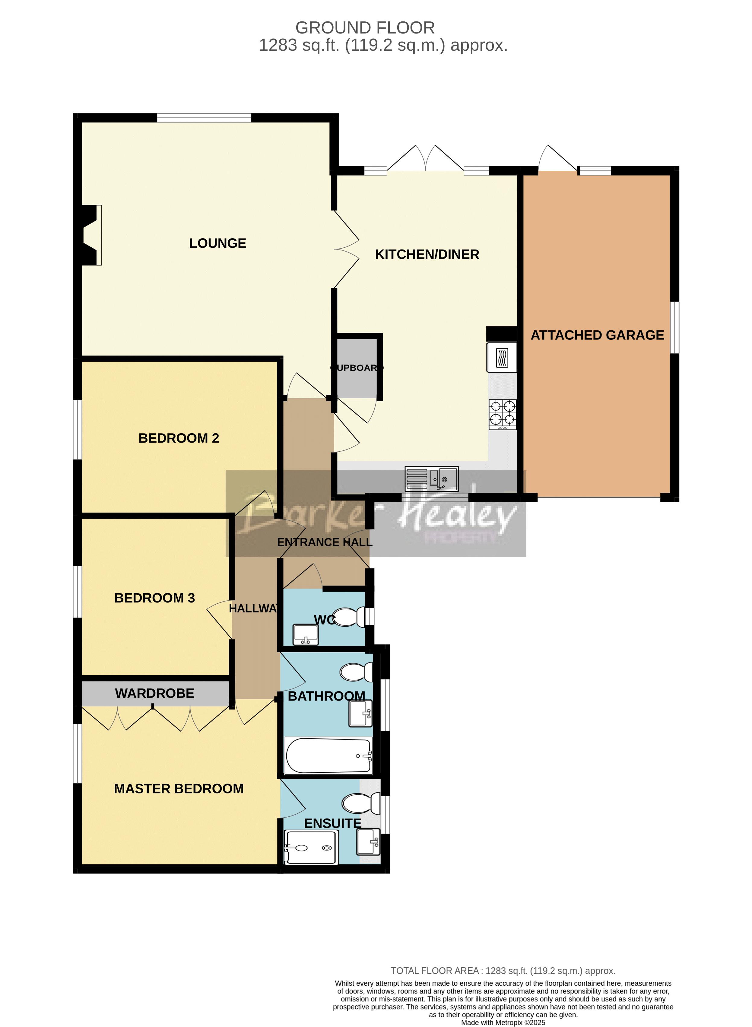 Floorplan for Pine Trees, Newport