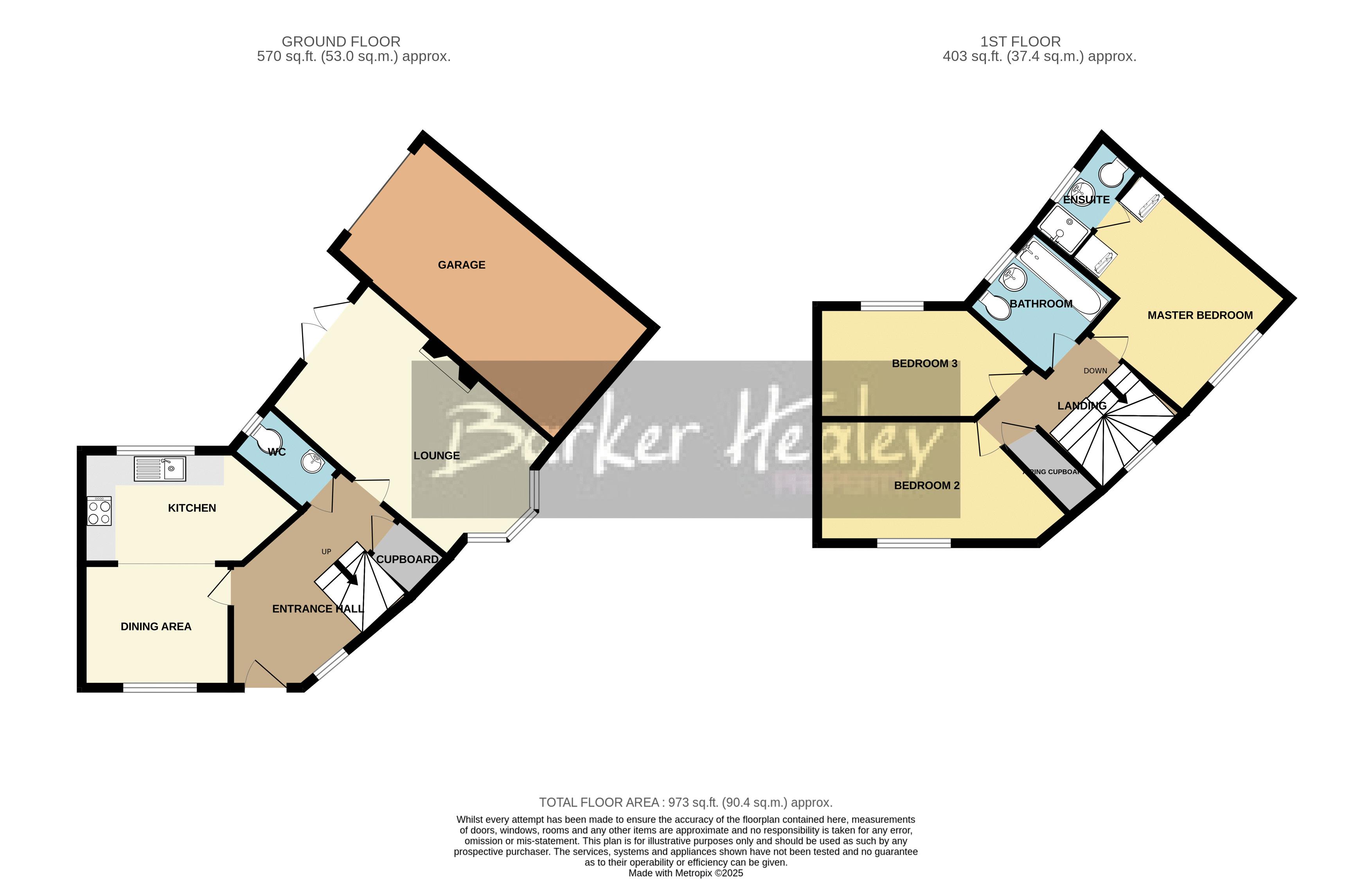 Floorplan for Sandbrook Close, Hinstock, Market Drayton