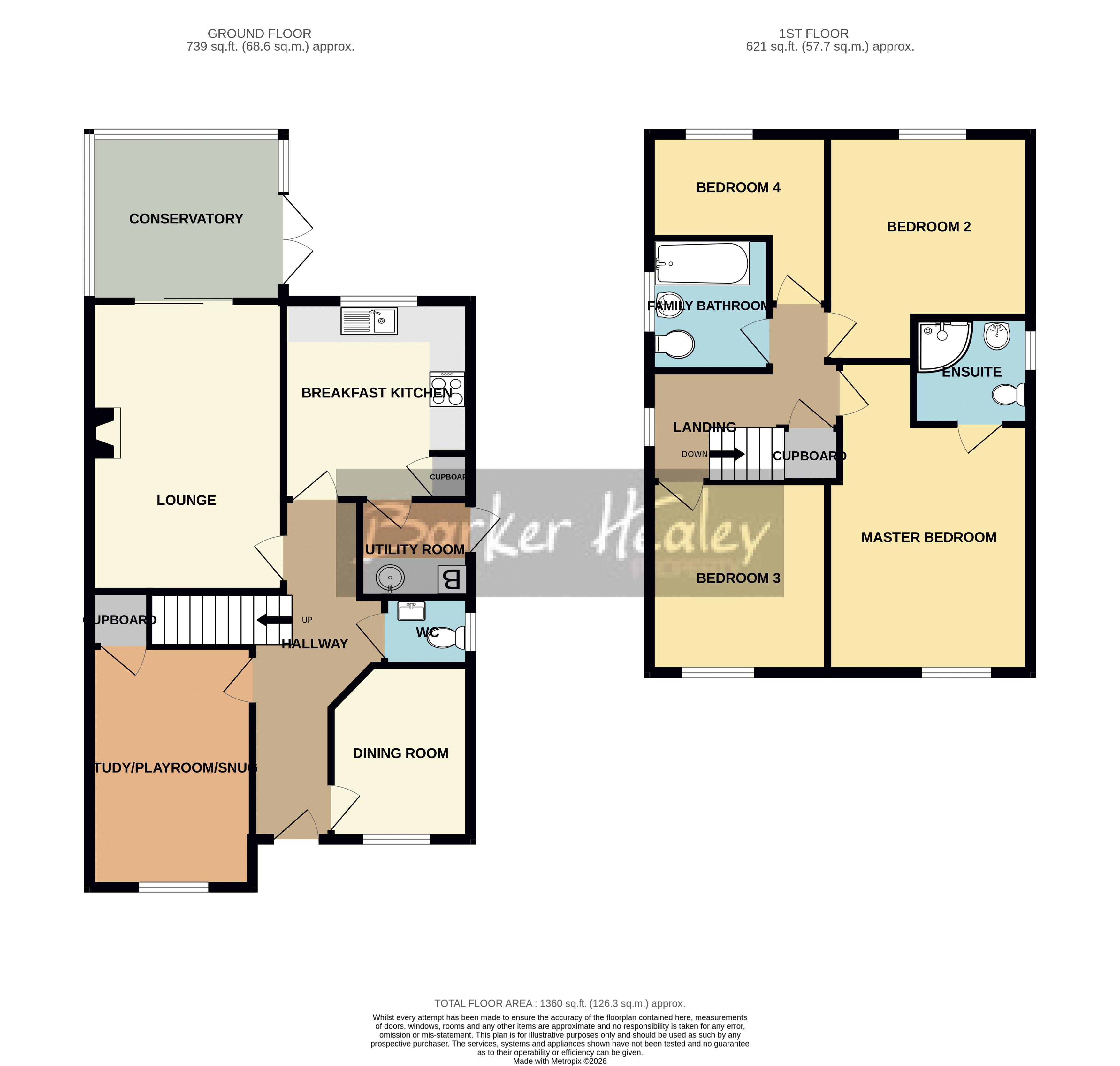 Floorplan for Eaton Road, Childs Ercall, Market Drayton