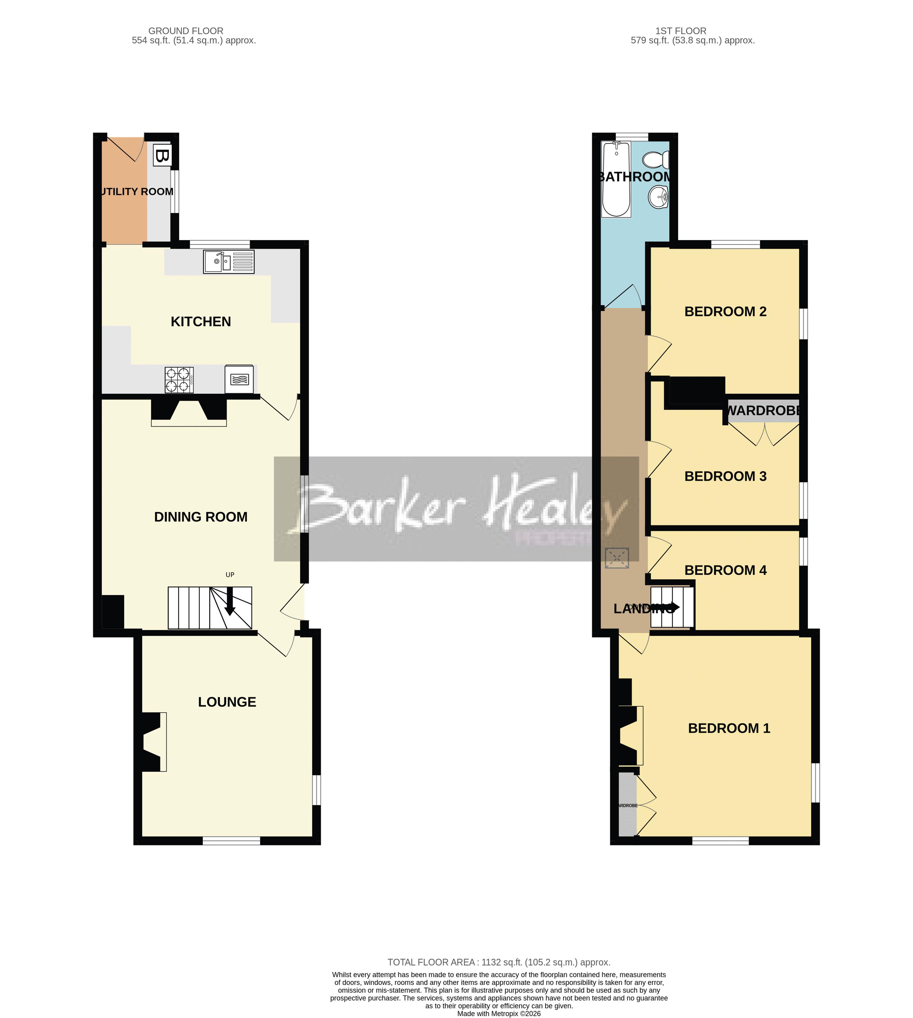 Floorplan for Chetwynd End, Newport