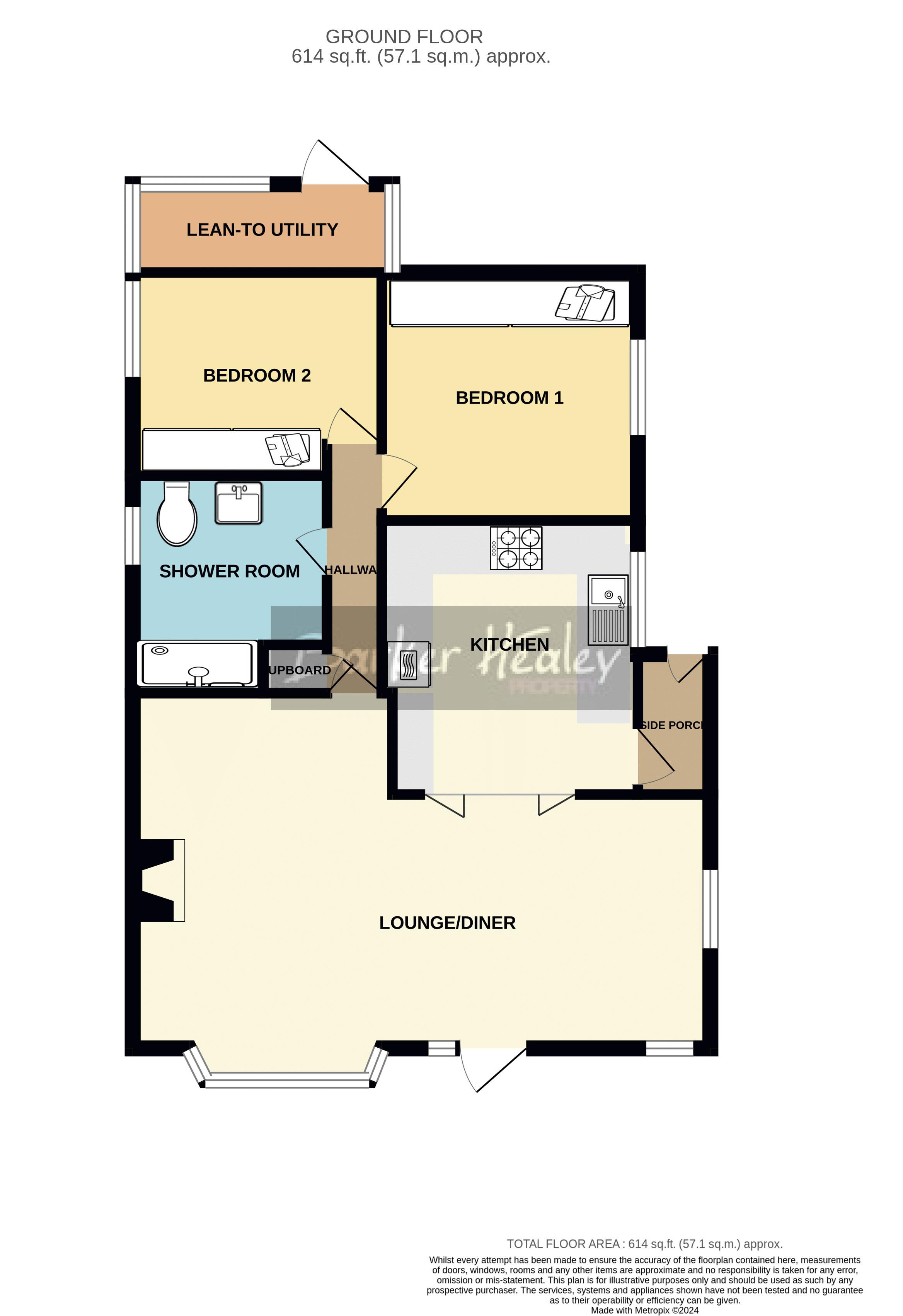 Floorplan for Breton Park, Muxton, Telford