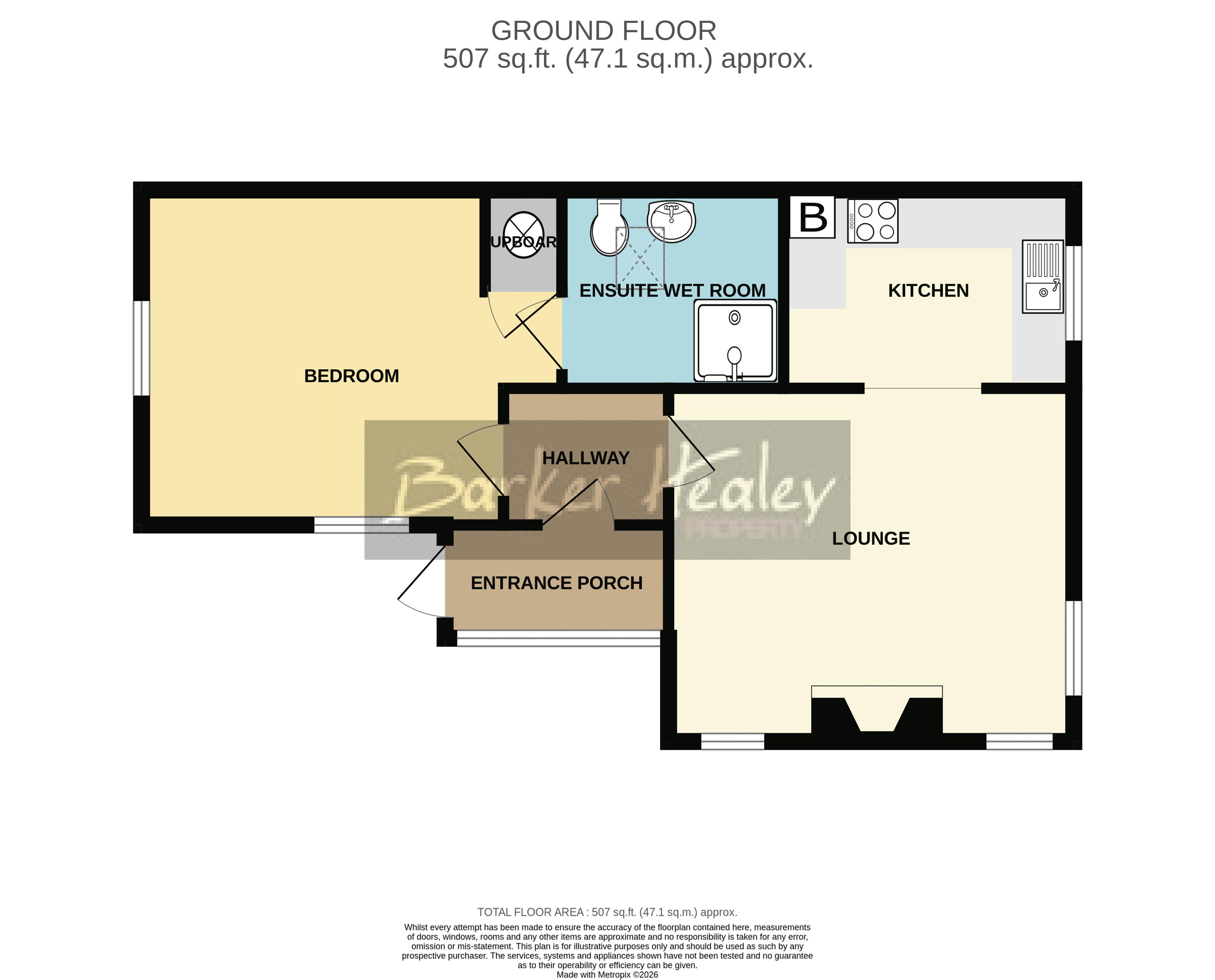 Floorplan for Old Farm Lane, Lilleshall, Newport