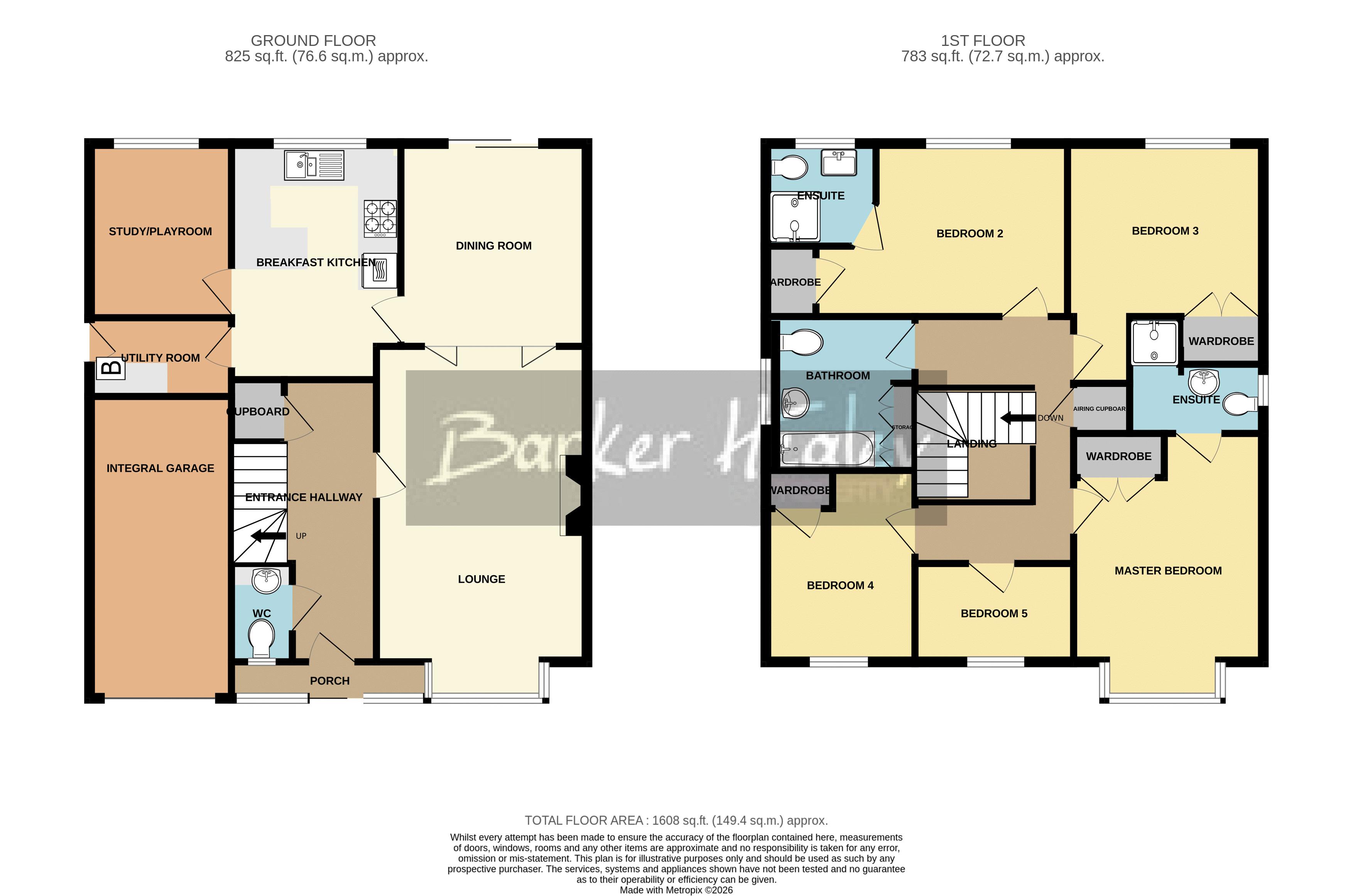 Floorplan for Steppes Way, Childs Ercall, Market Drayton