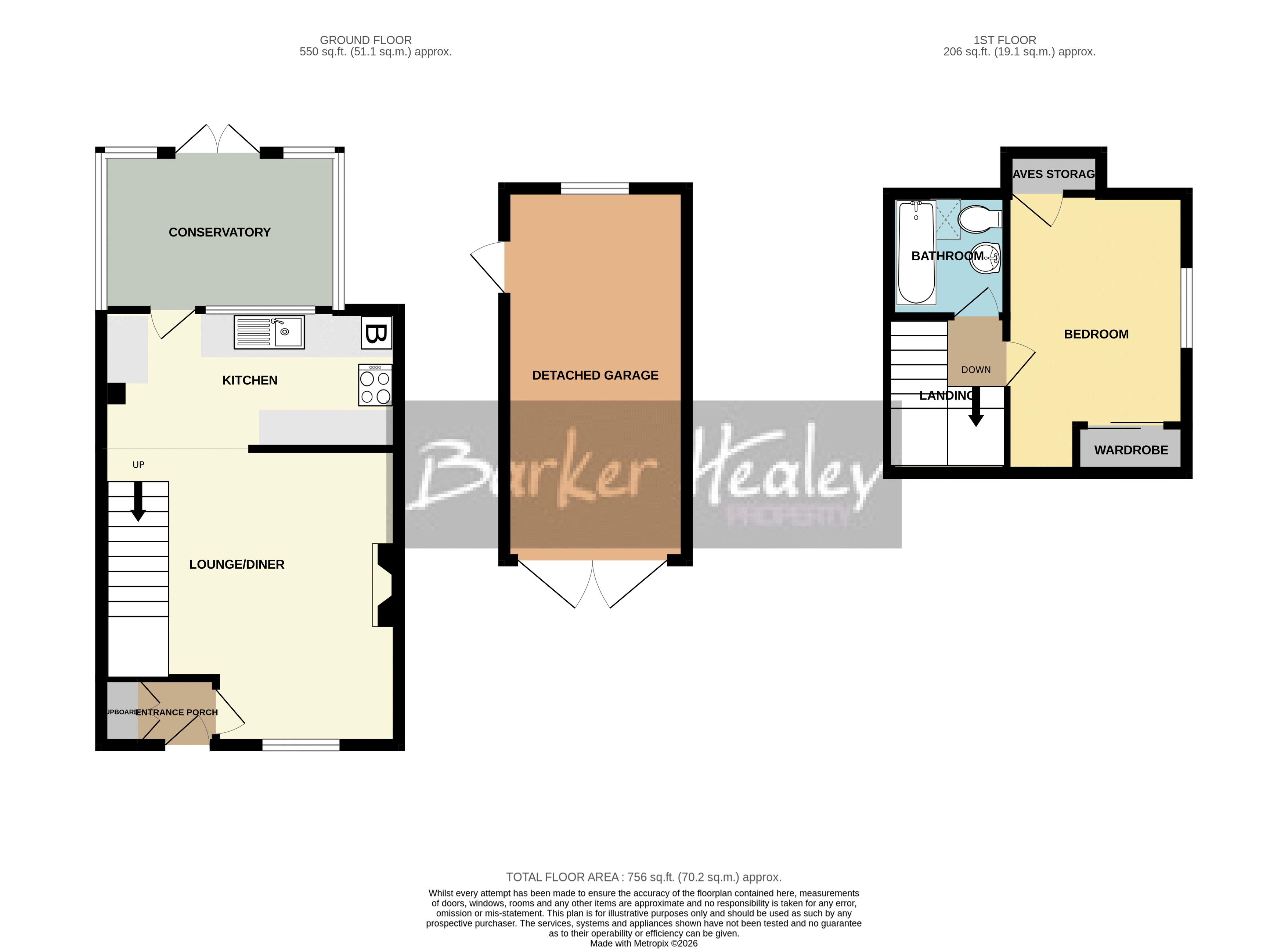 Floorplan for The Larches, Newport
