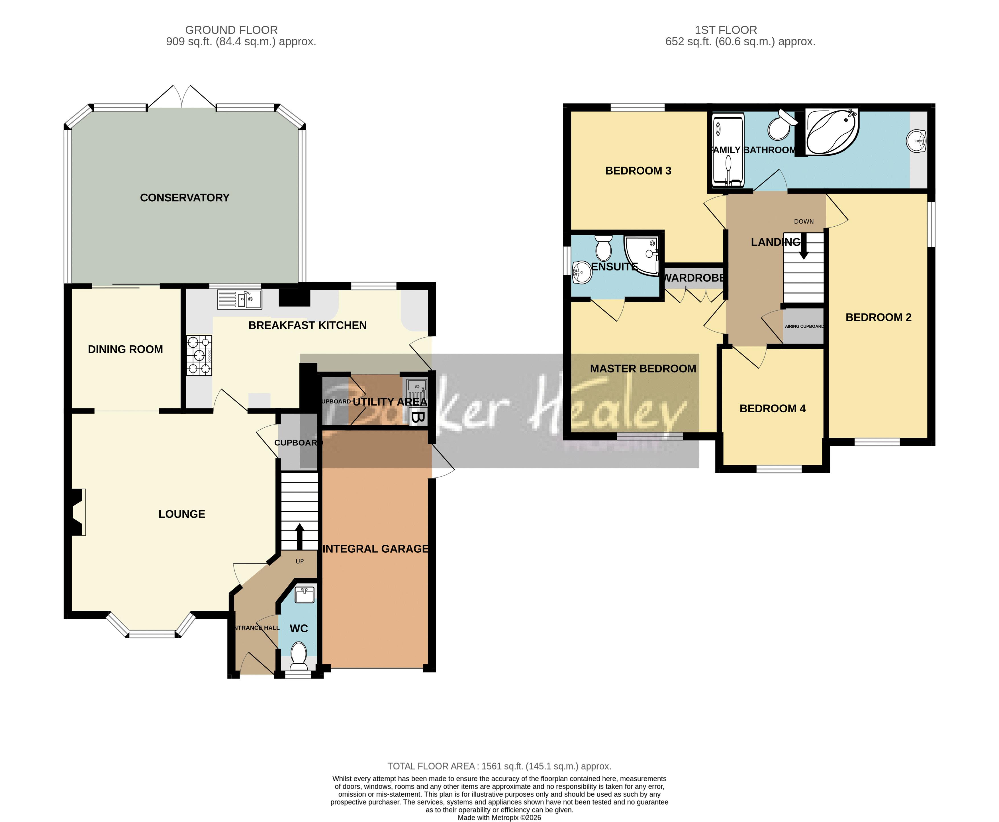 Floorplan for The Westfields, Cheswardine, Nr. Market Drayton