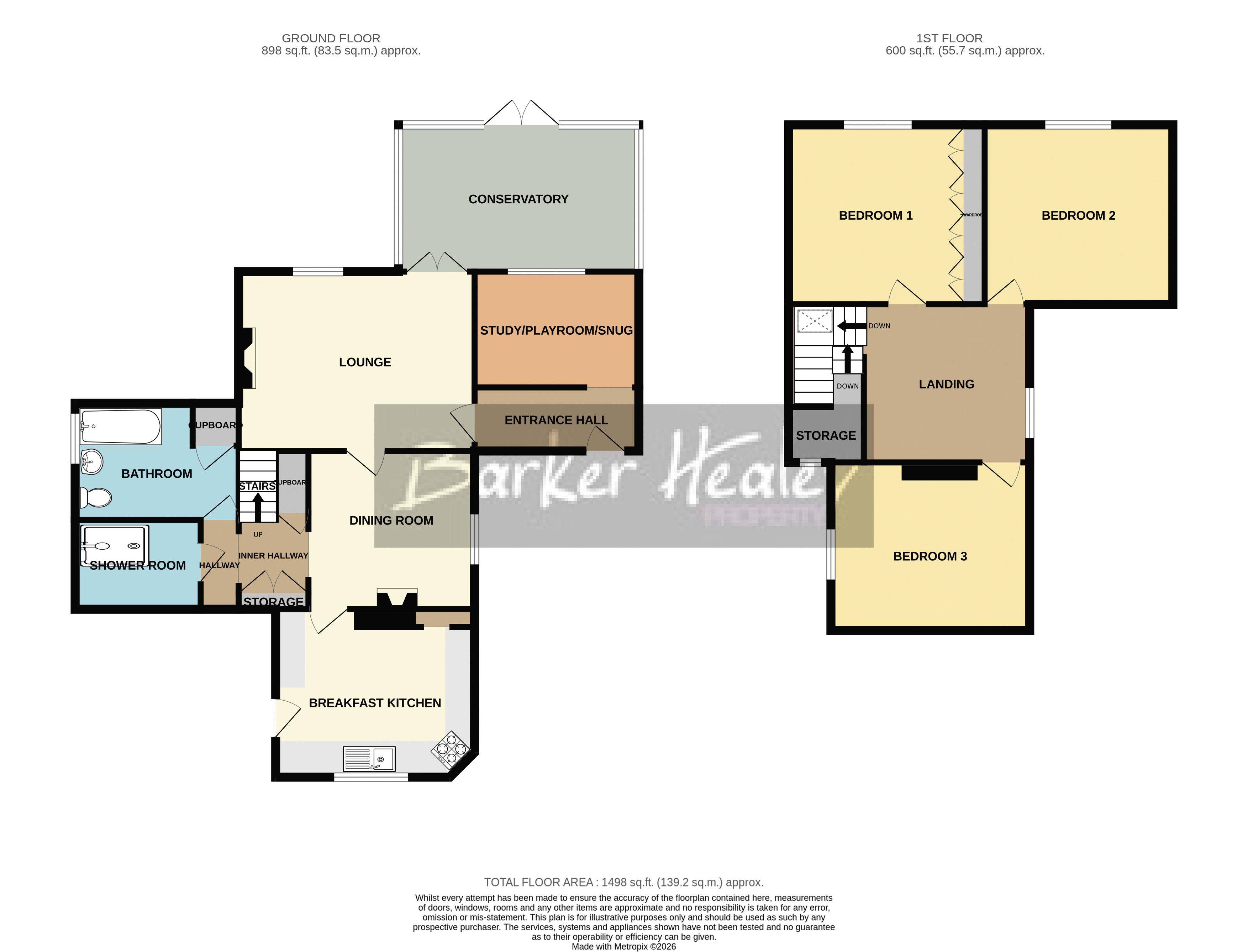 Floorplan for The Nabb, St. Georges, Telford