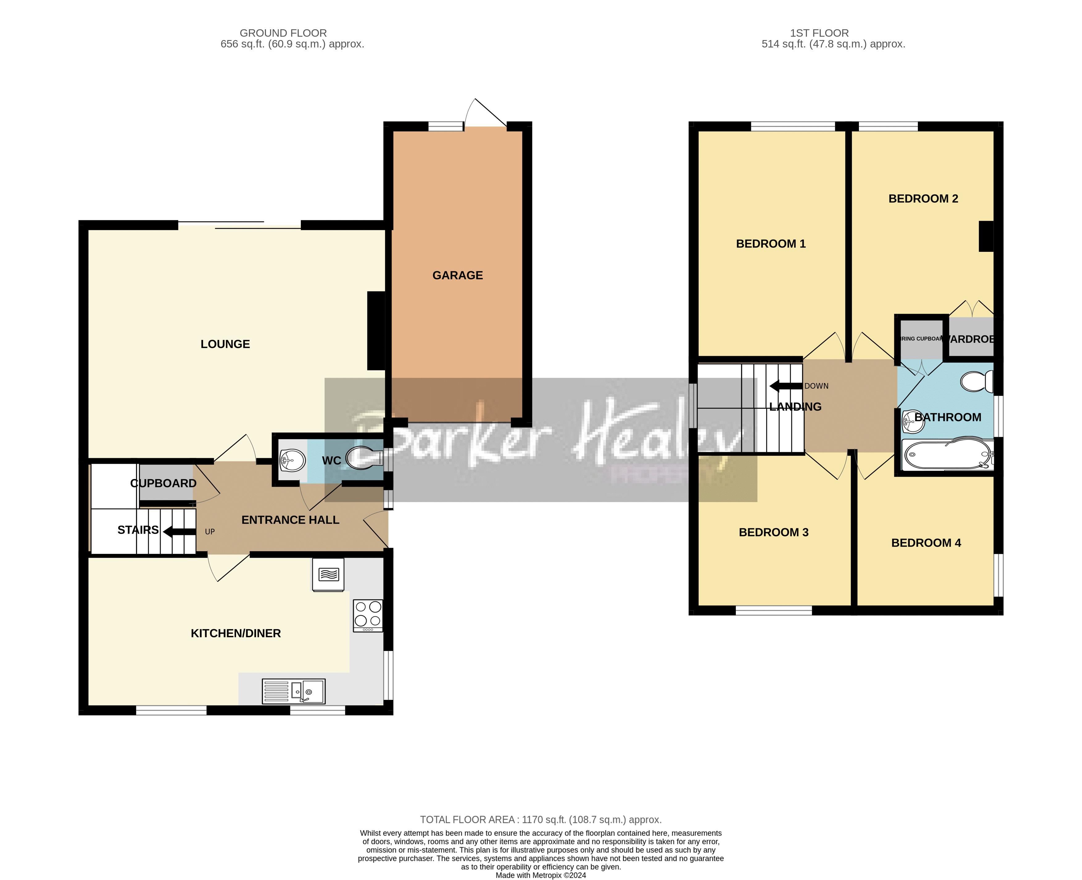 Floorplan for Pen Y Bryn Way, Newport