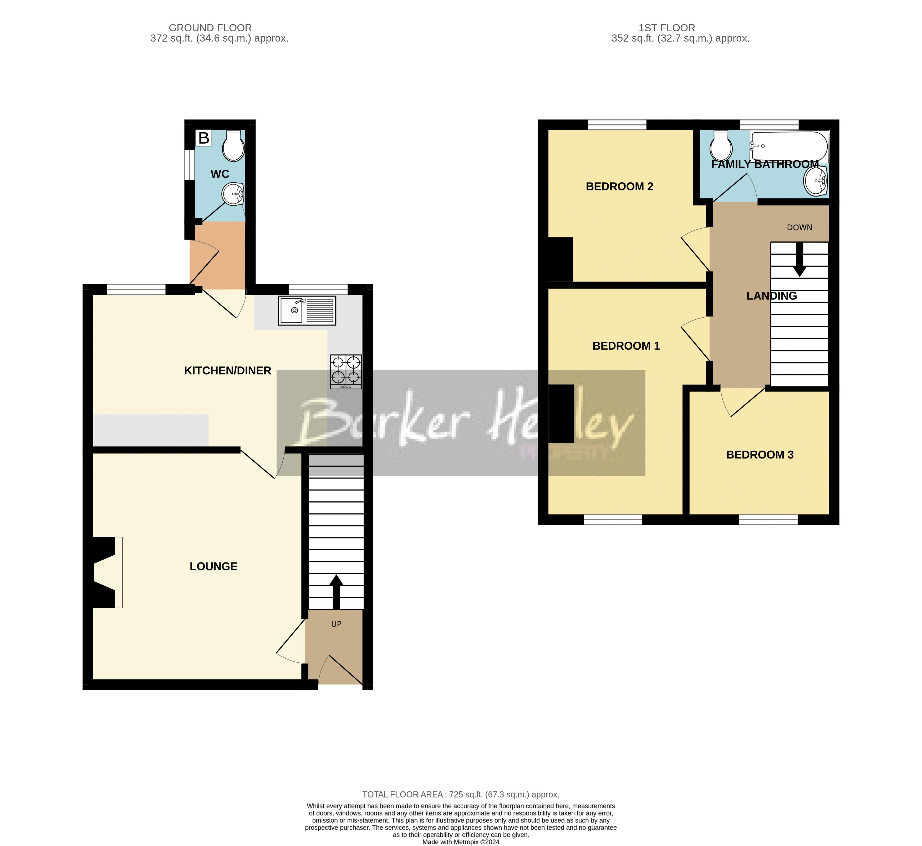 Floorplan for Stafford Road, Newport