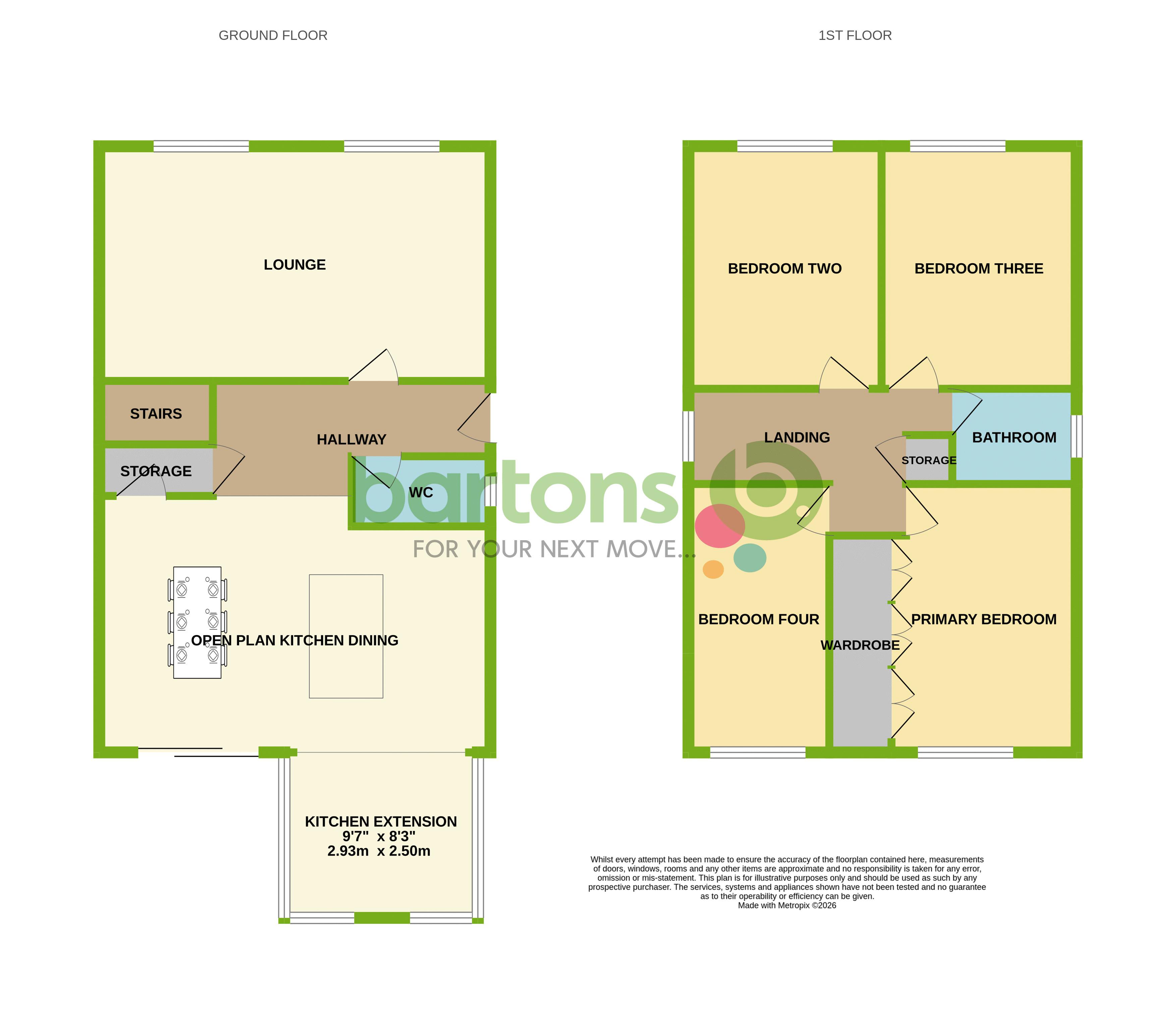 Floorplan for Curlew Rise, THORPE HESLEY
