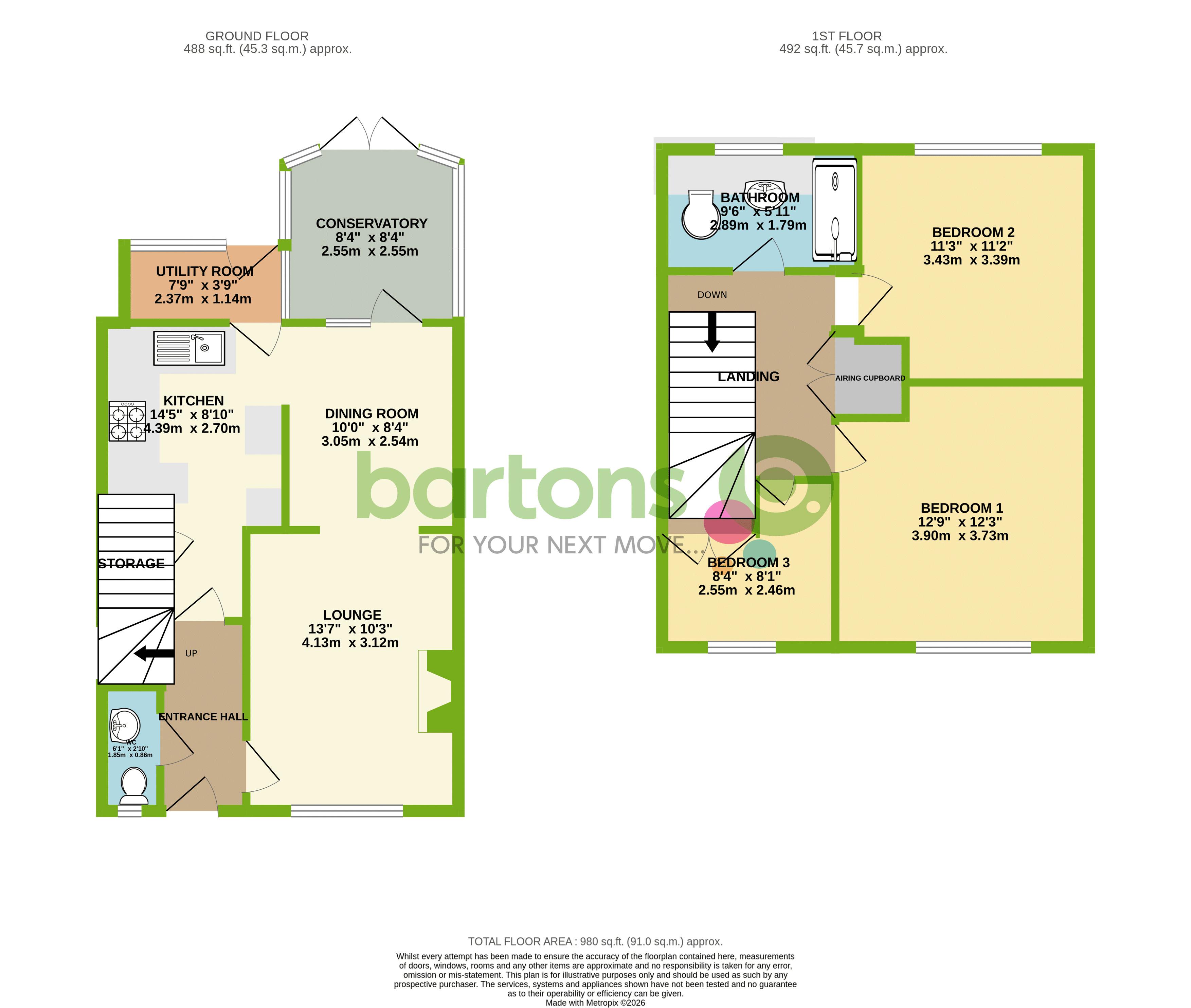 Floorplan for Lapwater Road, Rockingham