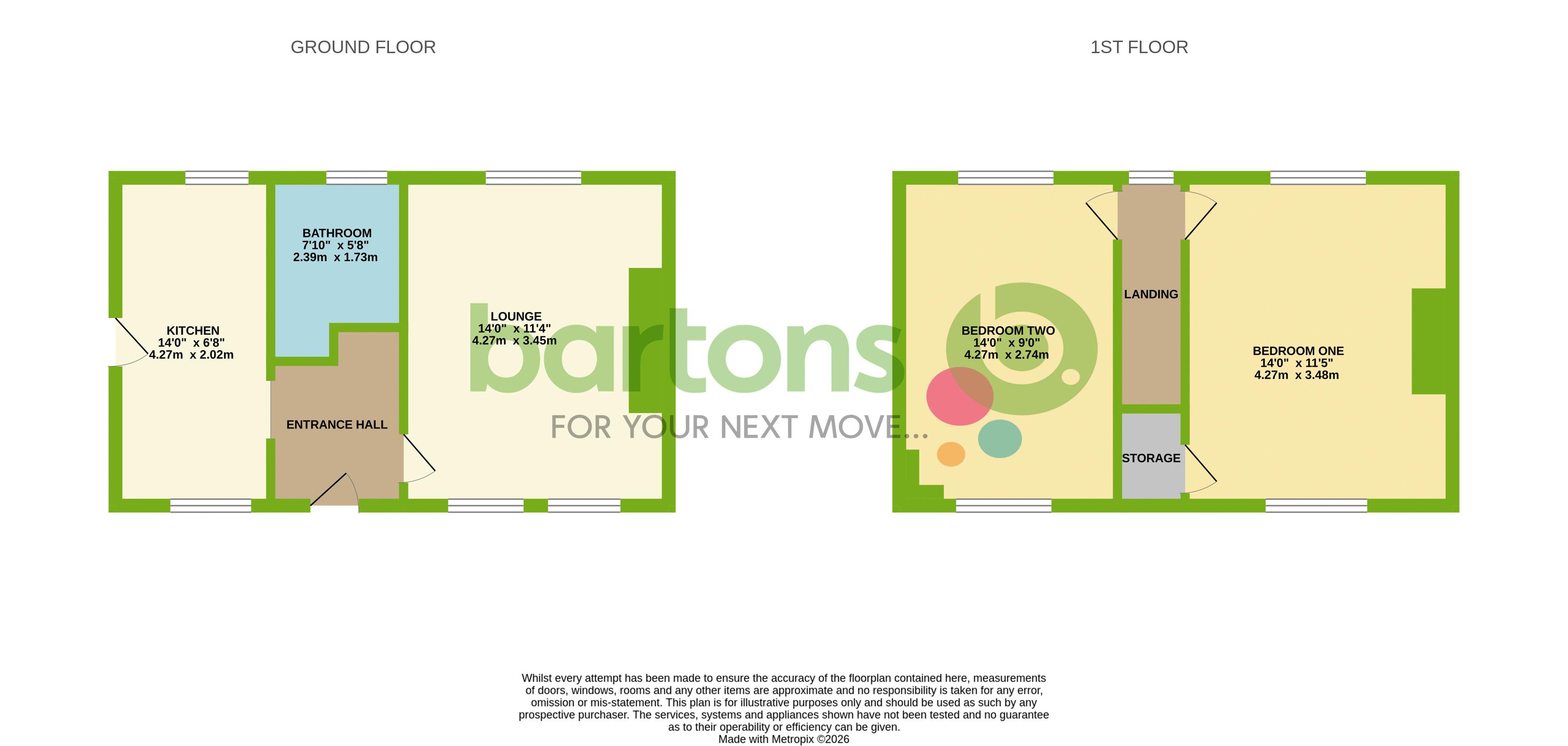 Floorplan for Charnell Avenue, Maltby