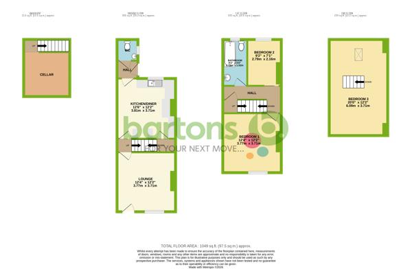 Floorplan for Osberton Street, Rawmarsh