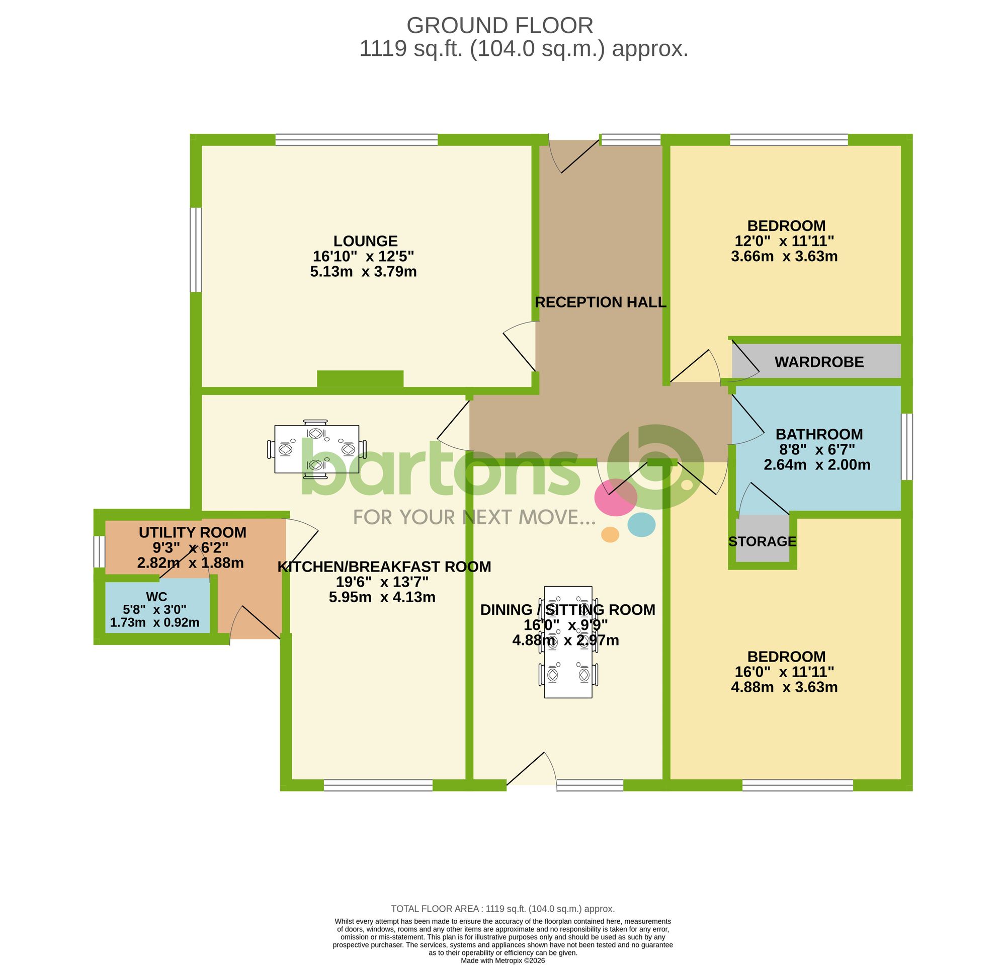 Floorplan for Spinneyfield, Rotherham, S60