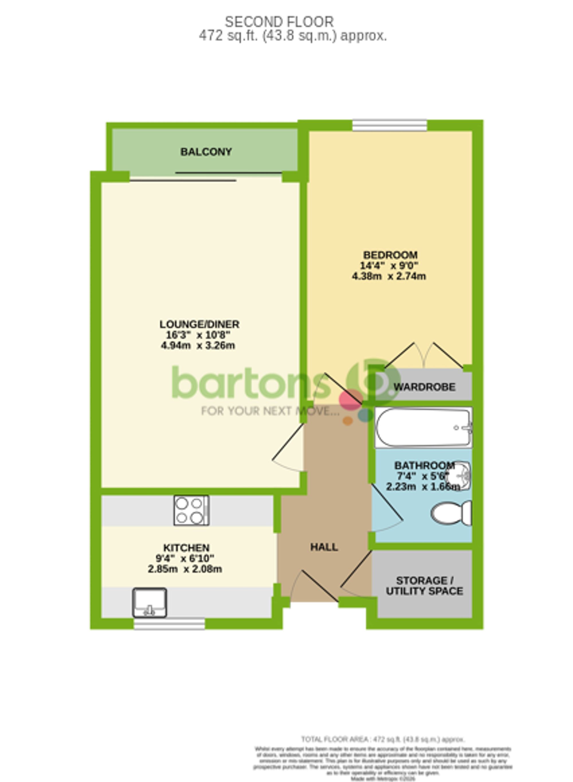 Floorplan for Doncaster Road, Rotherham, S65