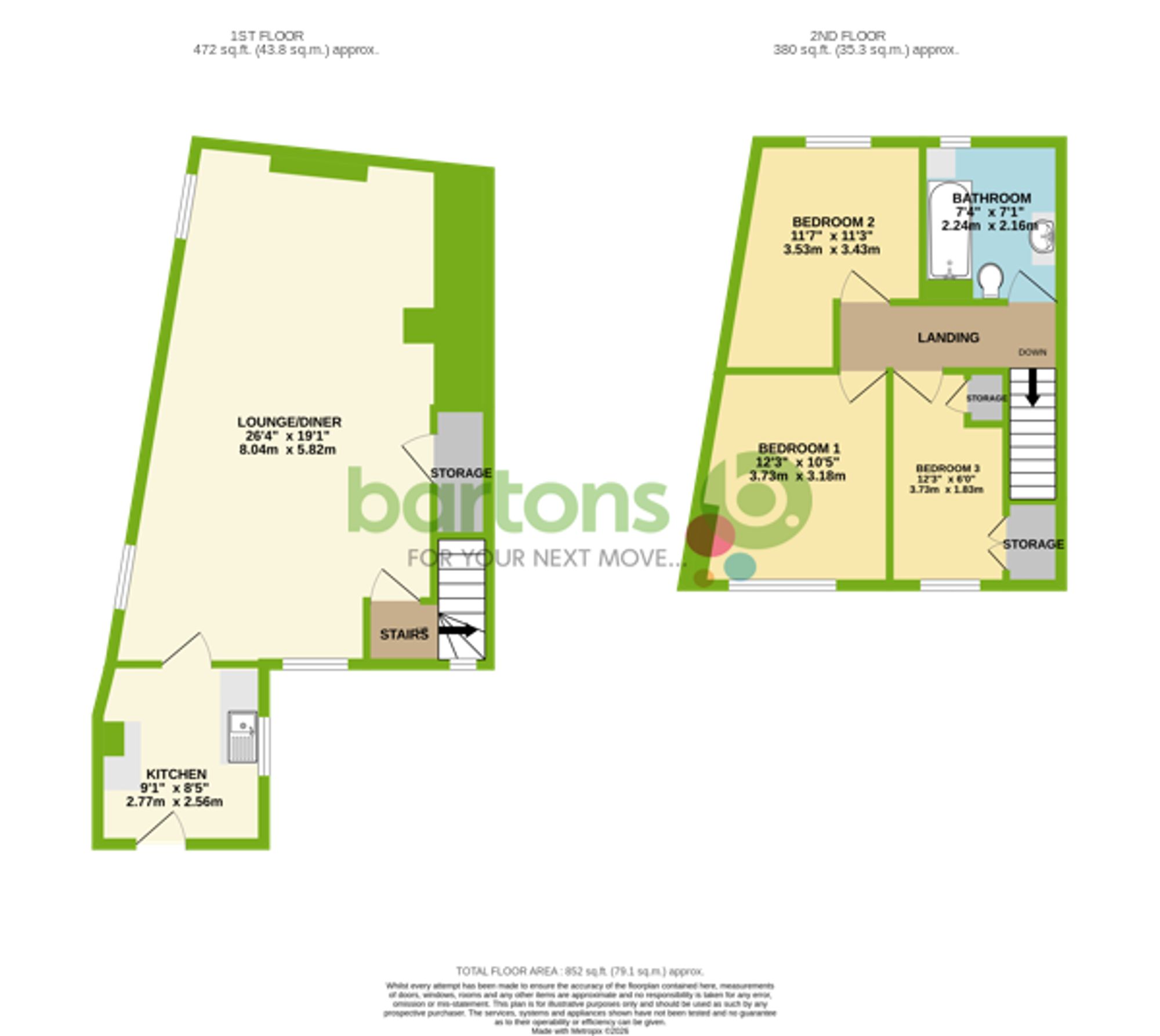 Floorplan for Providence Street, Greasbrough, S61