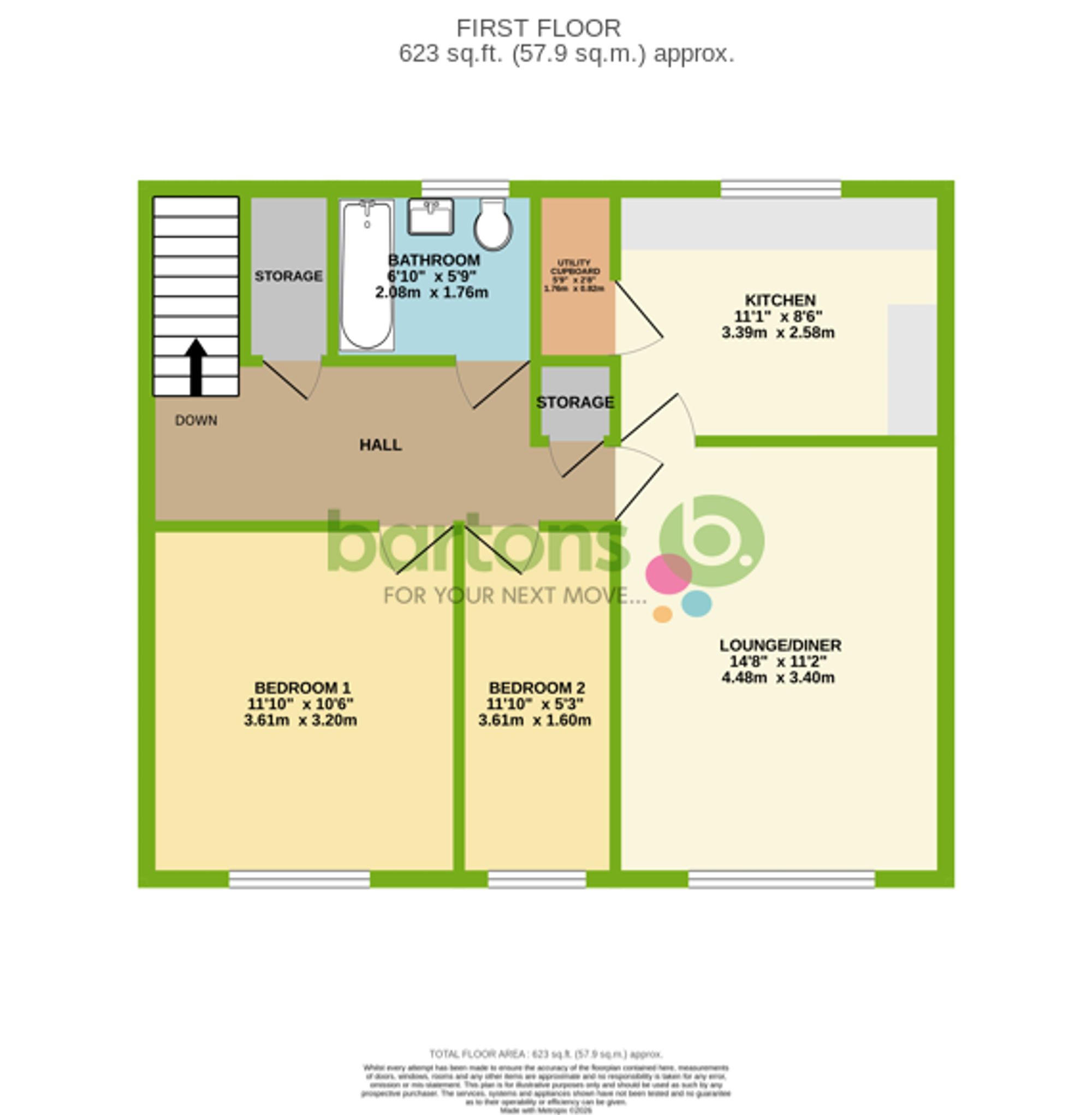 Floorplan for Furnival Way, Whiston, S60