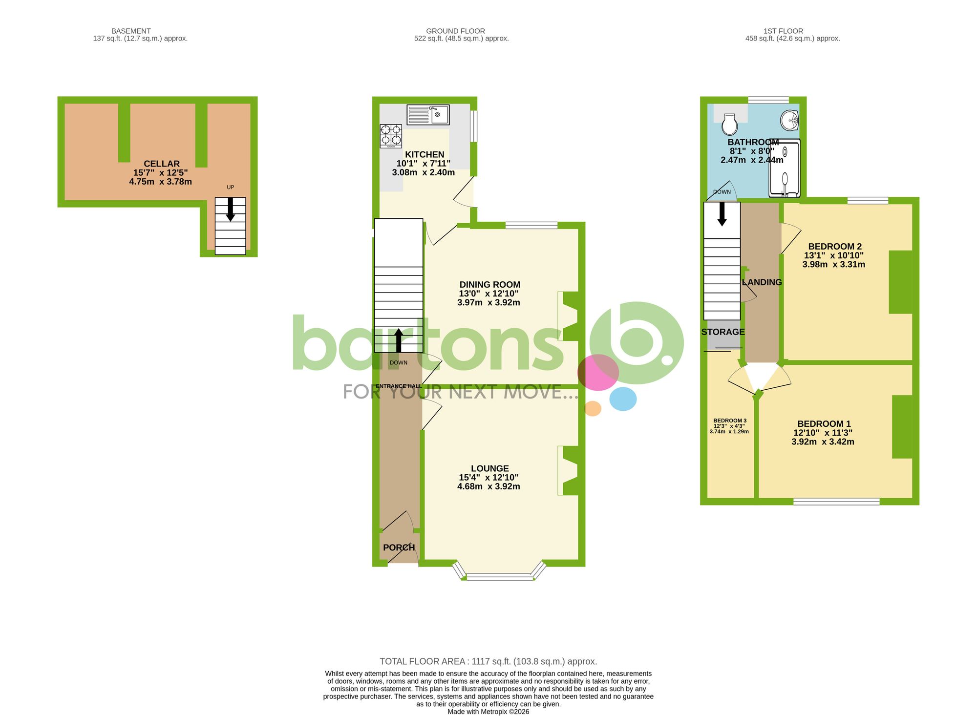 Floorplan for West Bawtry Road, Rotherham, S60