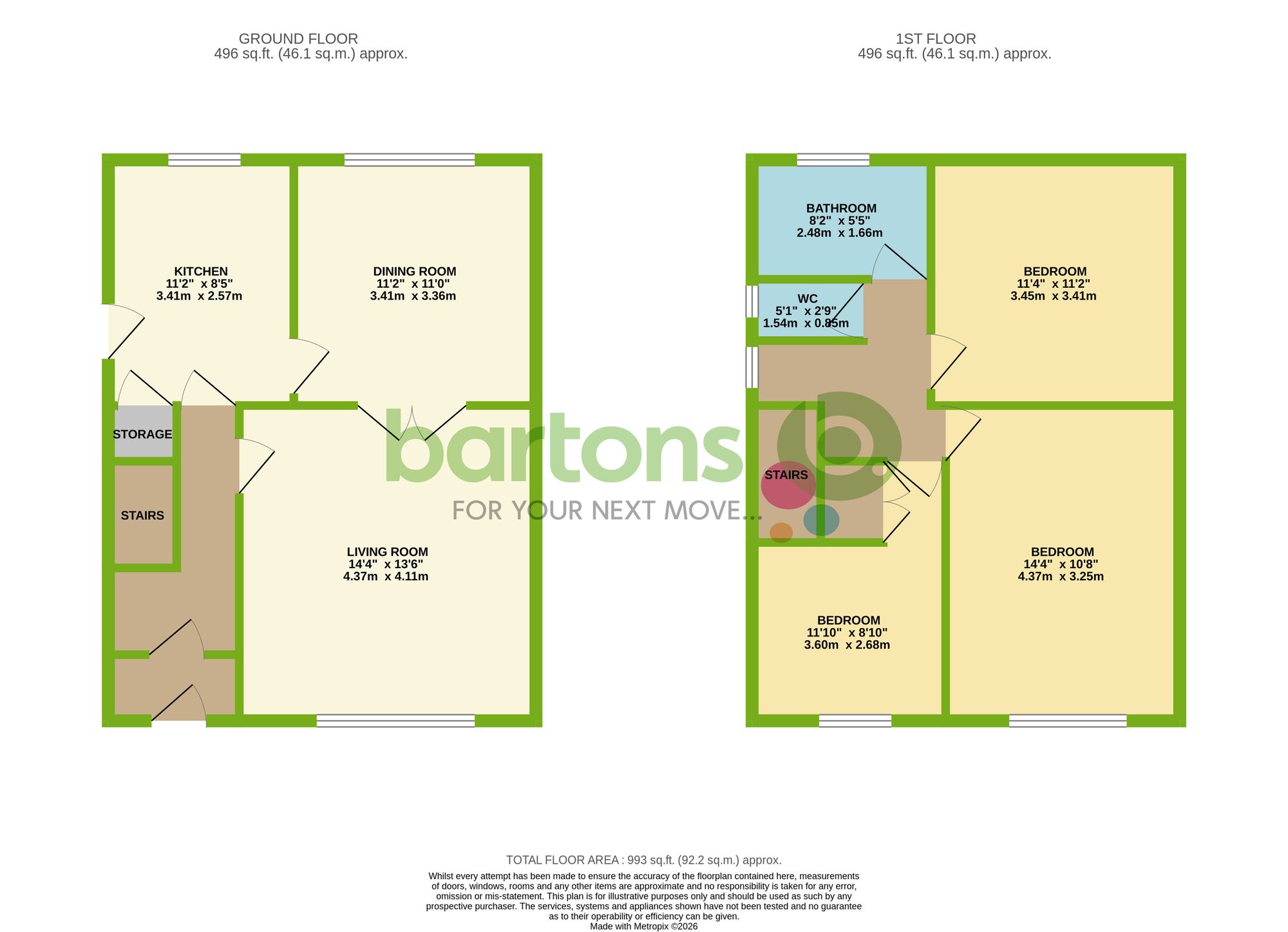 Floorplan for Sandhill Close, Rawmarsh, S62