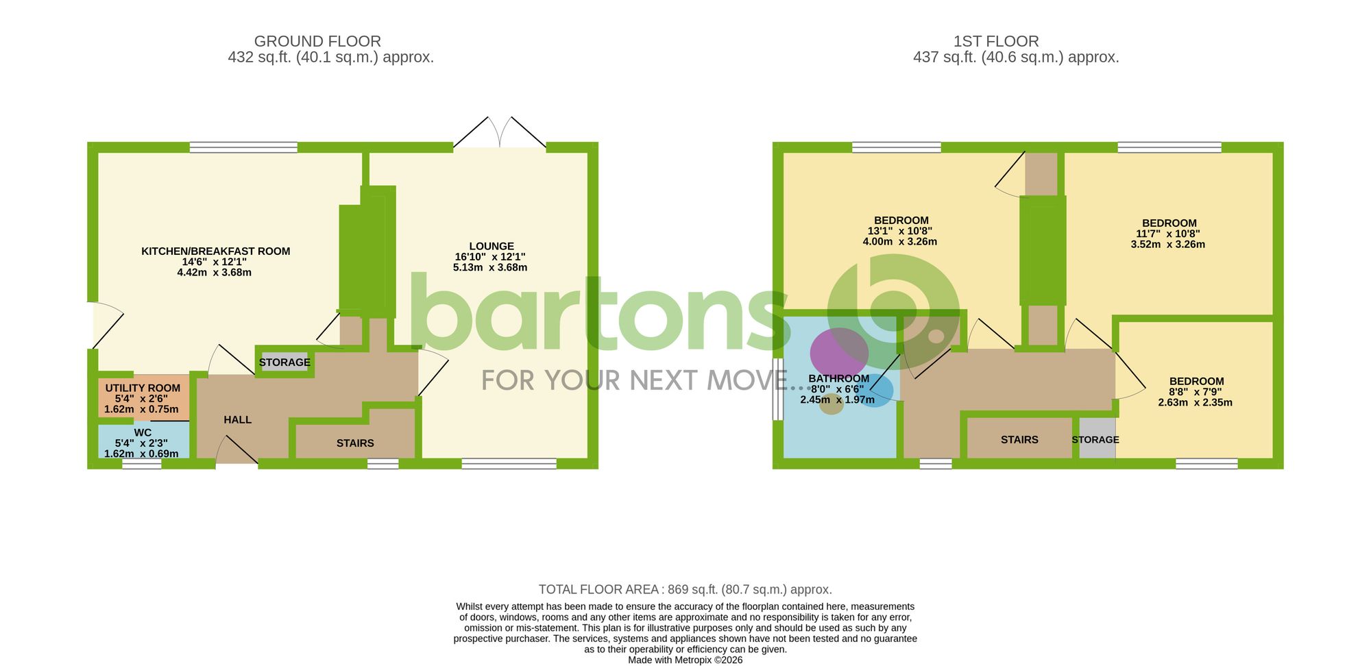 Floorplan for Eldertree Road, Thorpe Hesley, S61