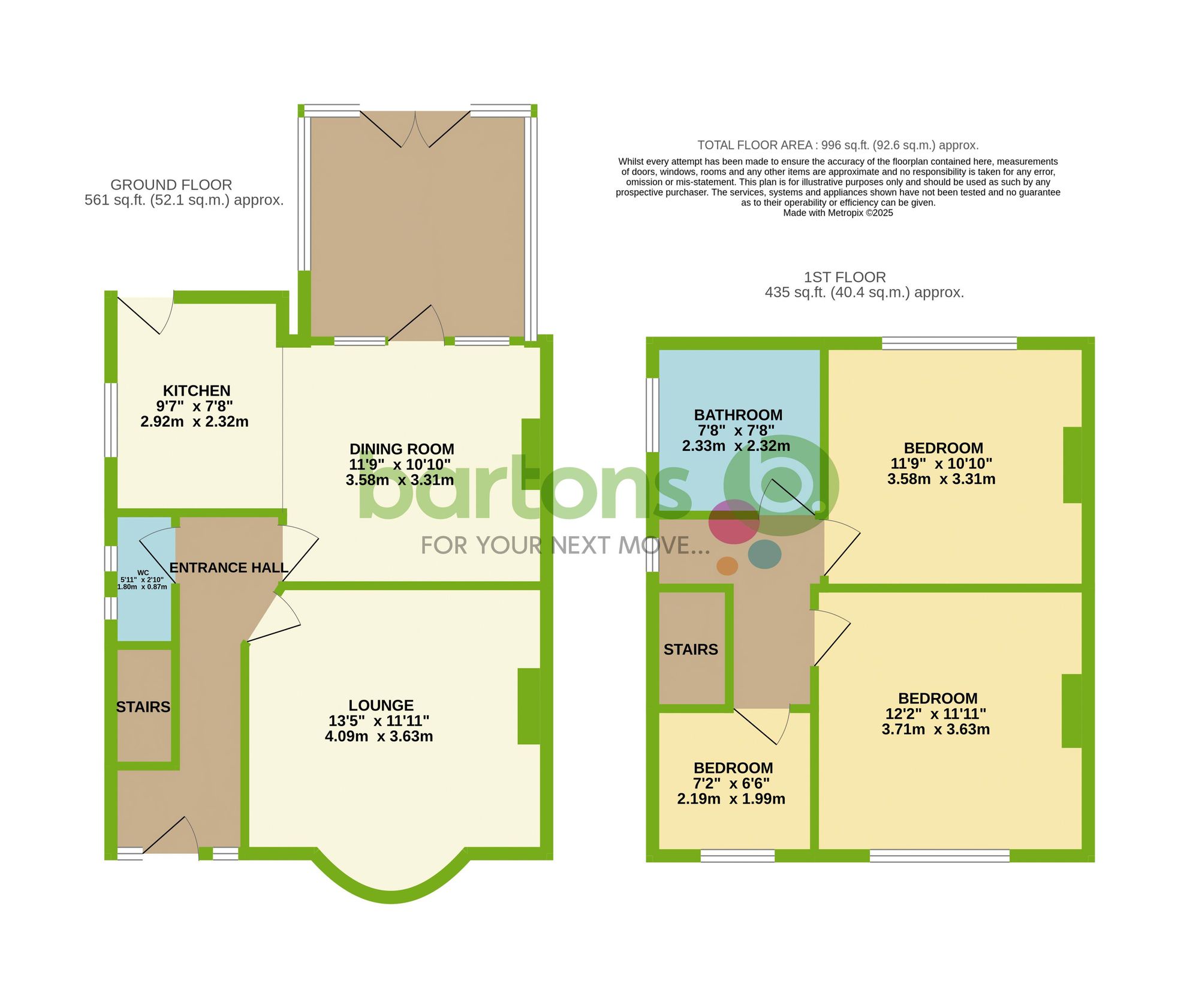 Floorplan for Herringthorpe Grove, Rotherham, S65