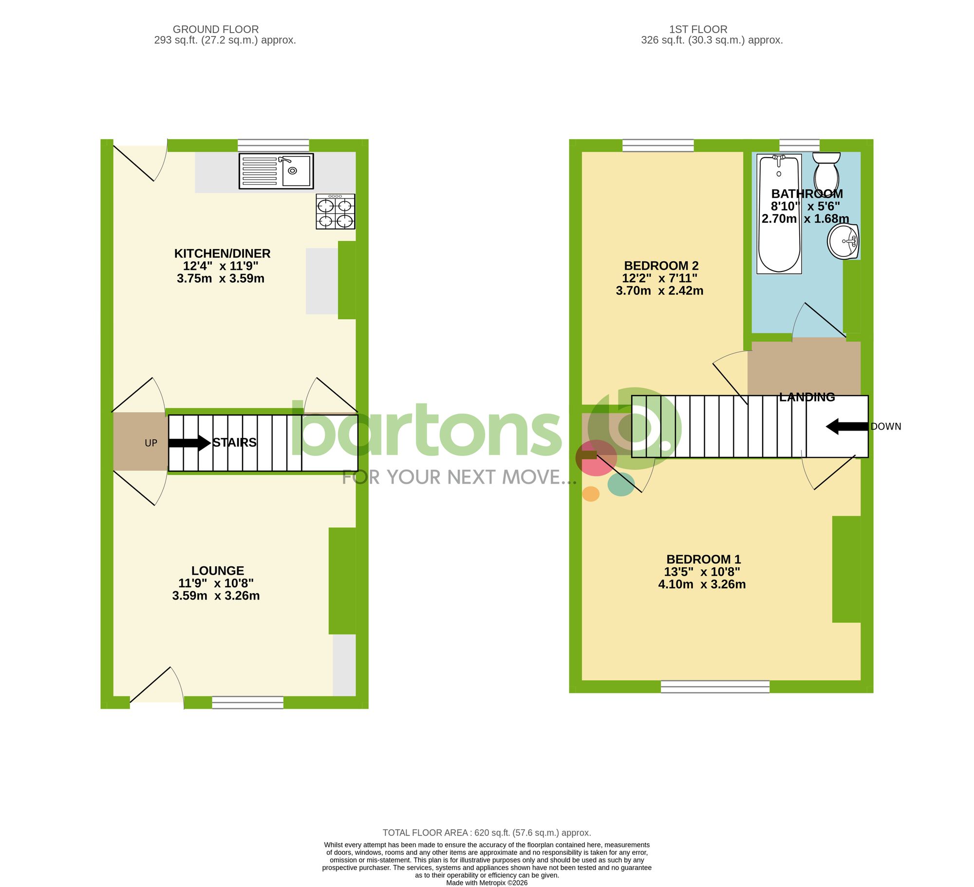 Floorplan for Hatherley Road, Rotherham, S65