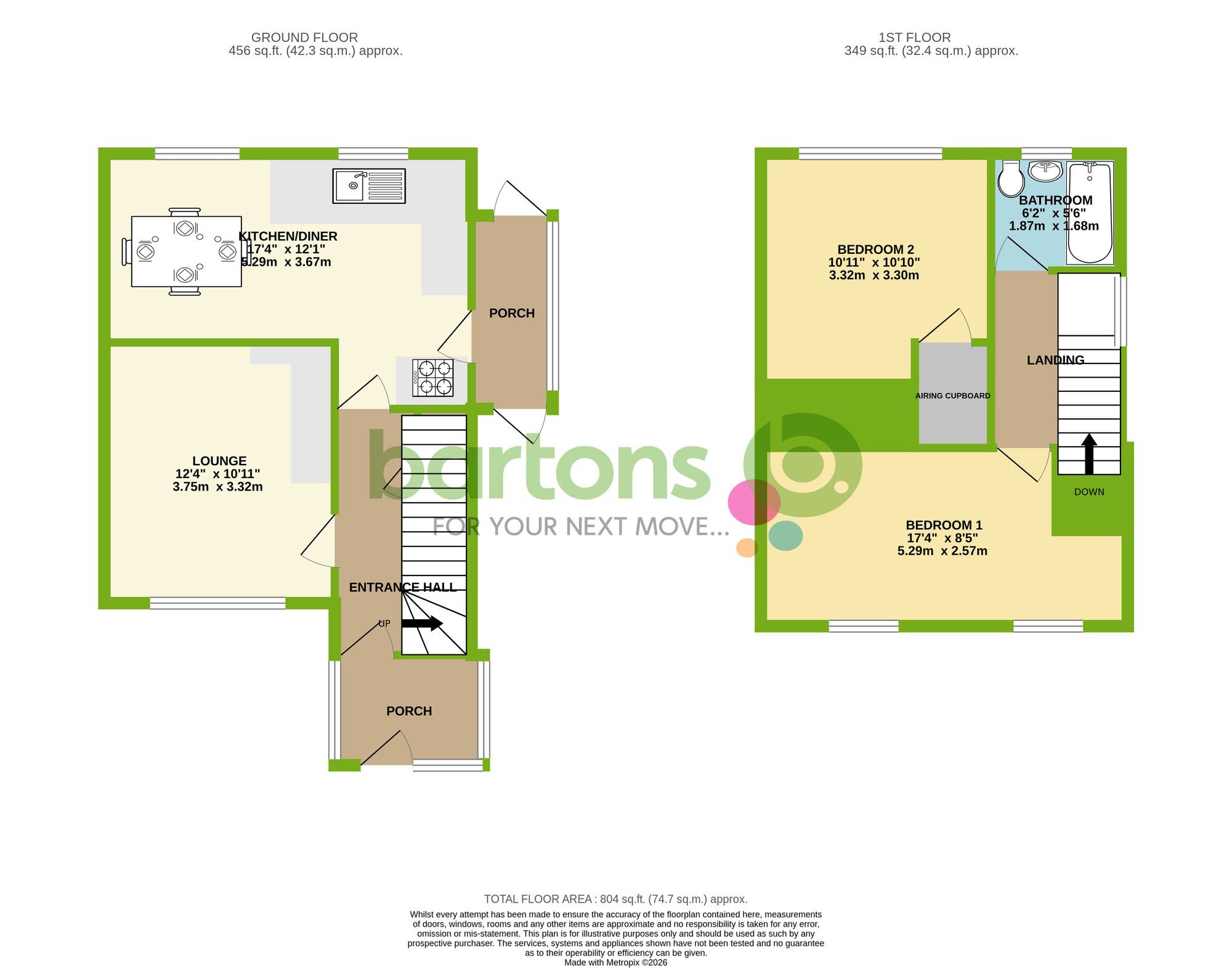 Floorplan for Old School Lane, Catcliffe, S60