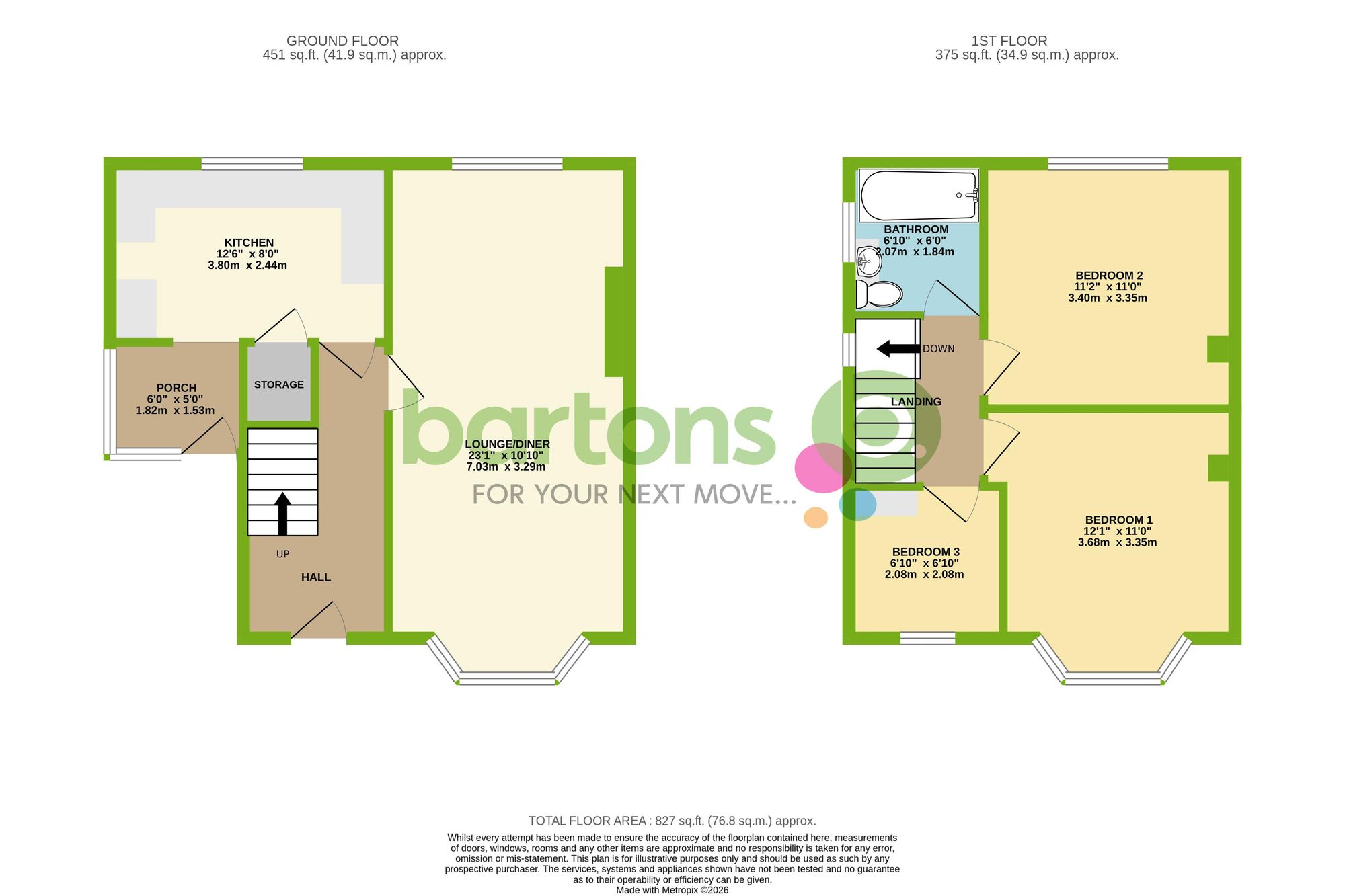 Floorplan for Warren Drive, Rotherham, S61