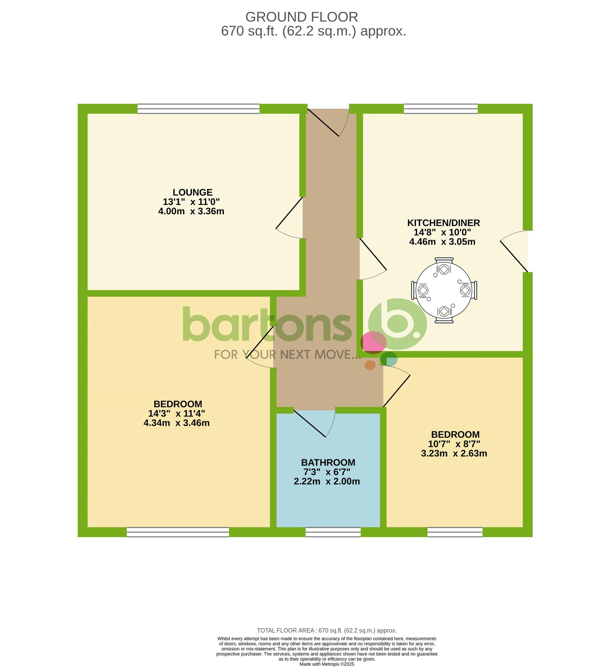 Floorplan for Holly Crescent, Sunnyside, S66
